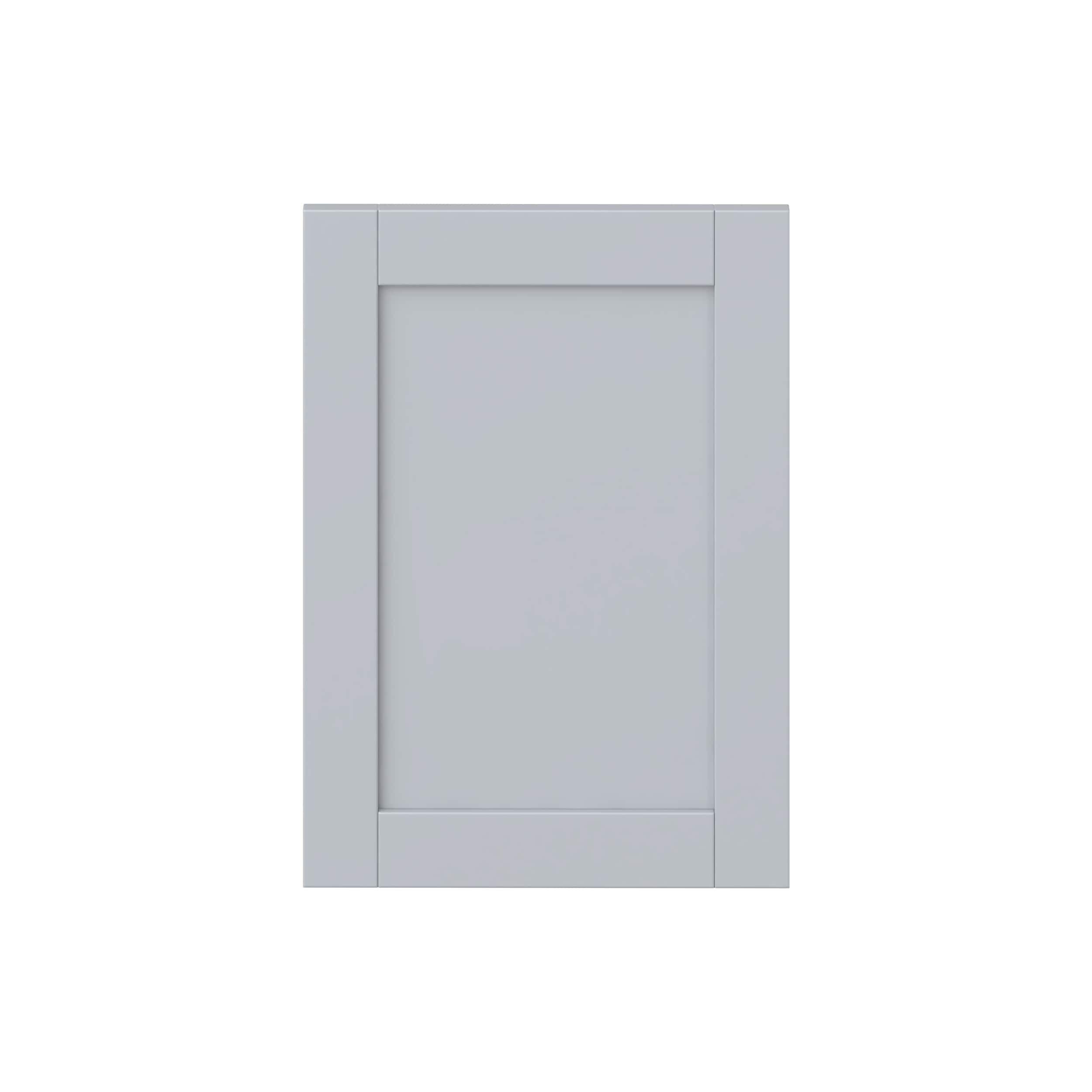 Hugo&Borg DSDR1825-CH Charlesberg 18-in W x 25-in H Light Gray Laminate Shaker Base and wall and pantry cabinet doors (Fits 18-in x 30-in wall box )