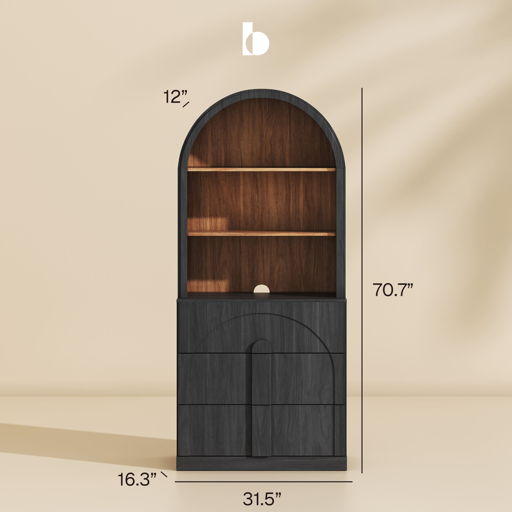 Belleze 014-HG-41313-E+42017 bookcases - View #2