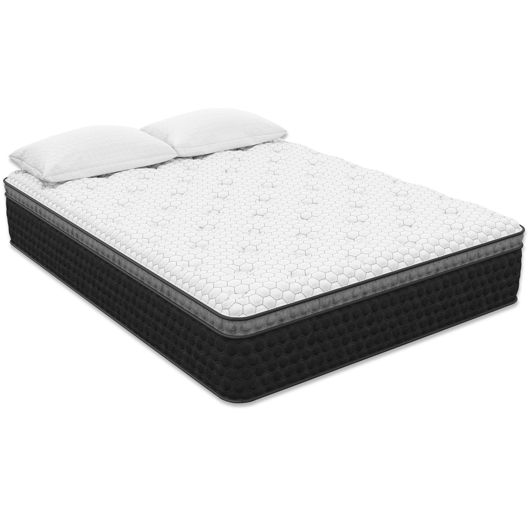 Maocao Hoom JL05165479 14-in Medium King Hybrid Memory Foam/Coil Blend Mattress in a Box