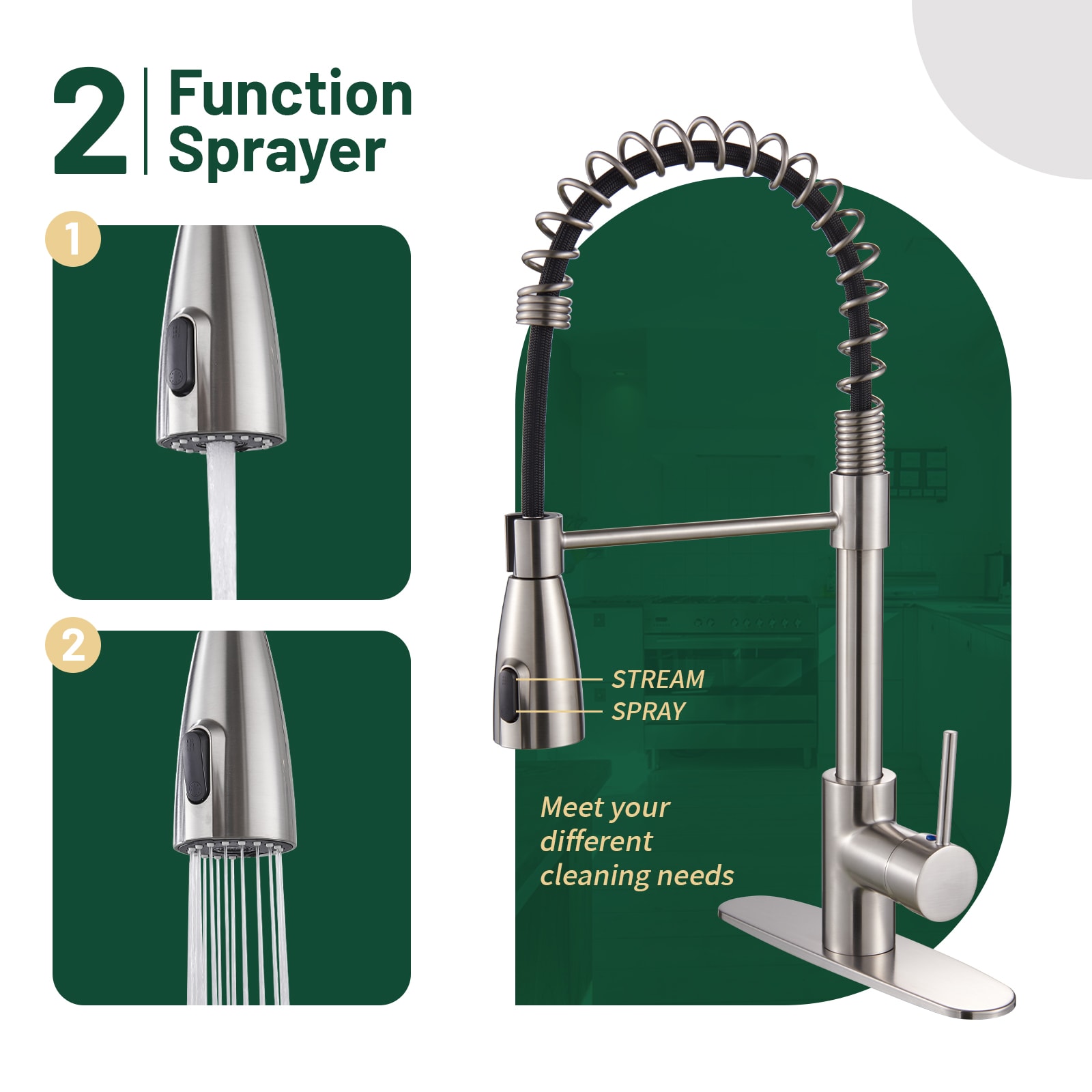 Cobbe LSKFTG0202N Kitchen-Faucets - View #2