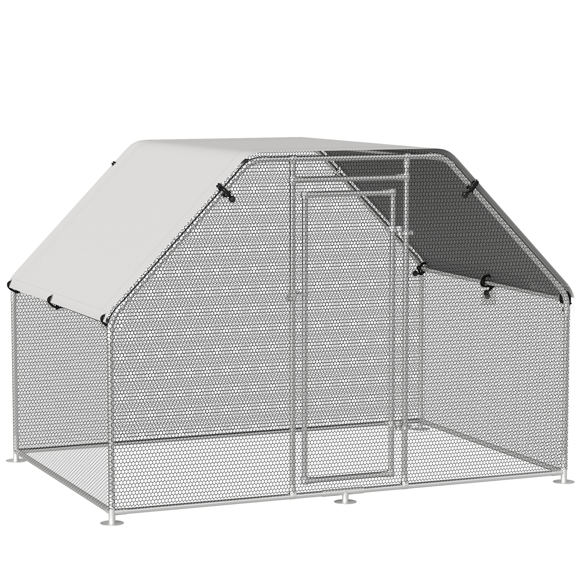 Maocao Hoom JL166431 Silver Metal Chicken coop