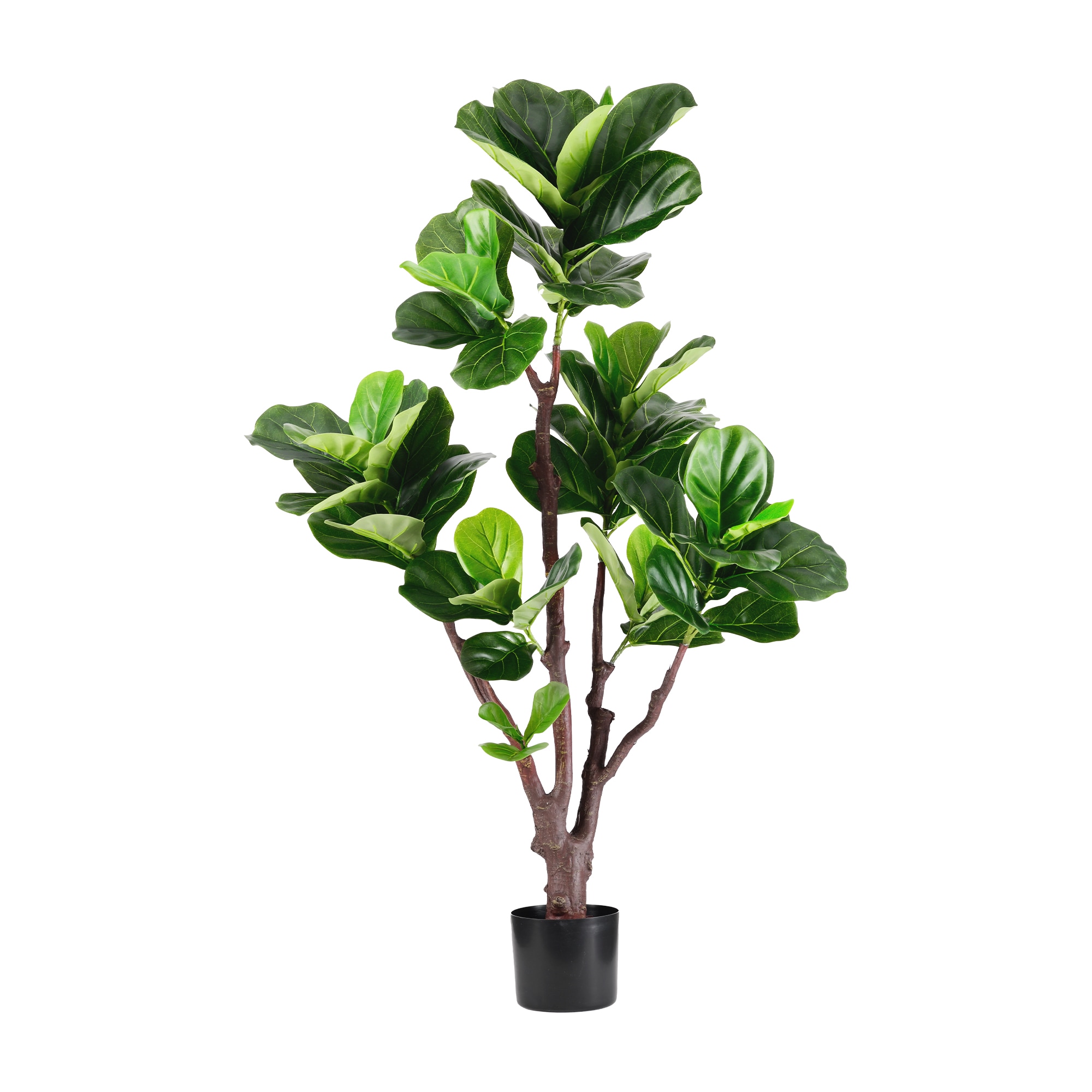 Edvivi - 48.5-in Green Indoor Floor Fiddle leaf Artificial Tree