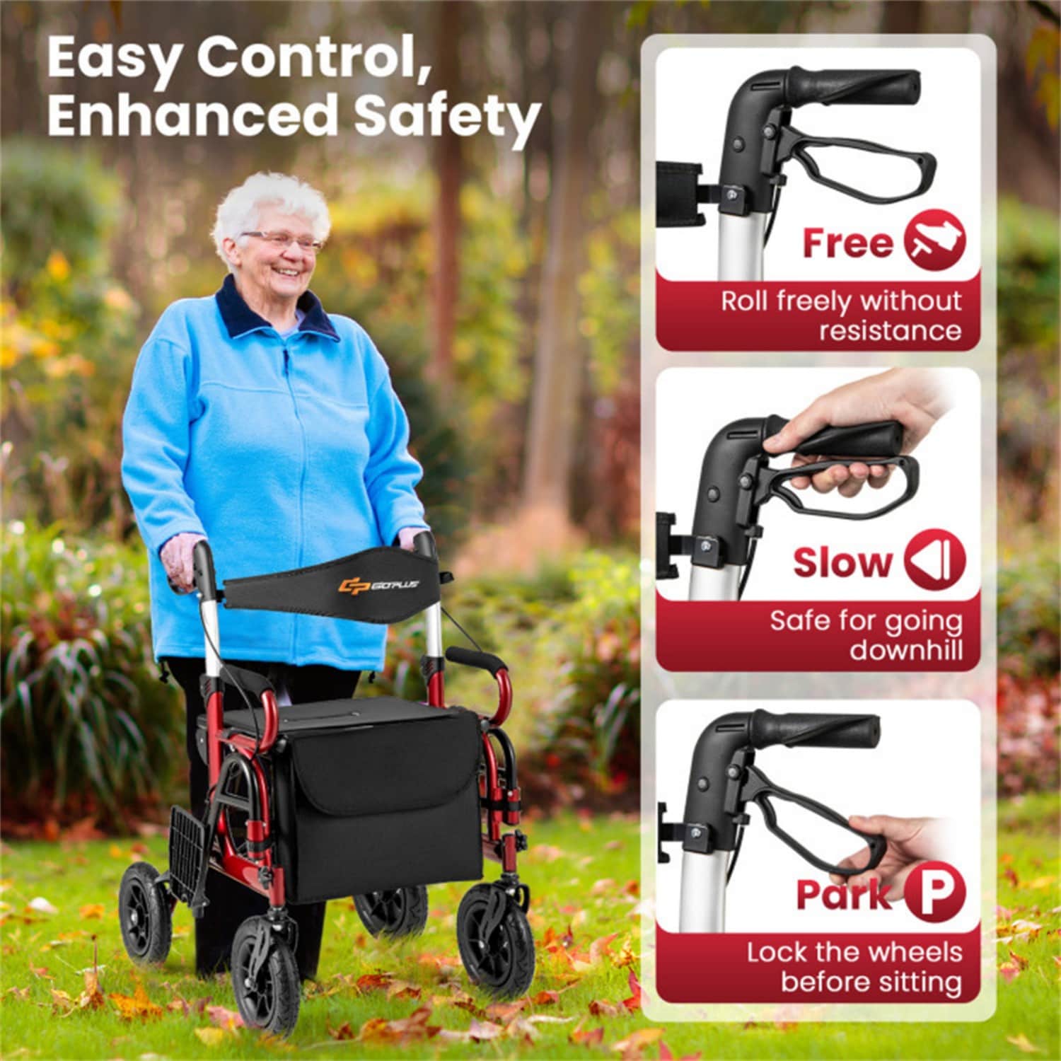 Meibamake 61761828-SYCFM001 Walkers-Wheelchairs-Rollators - View #2