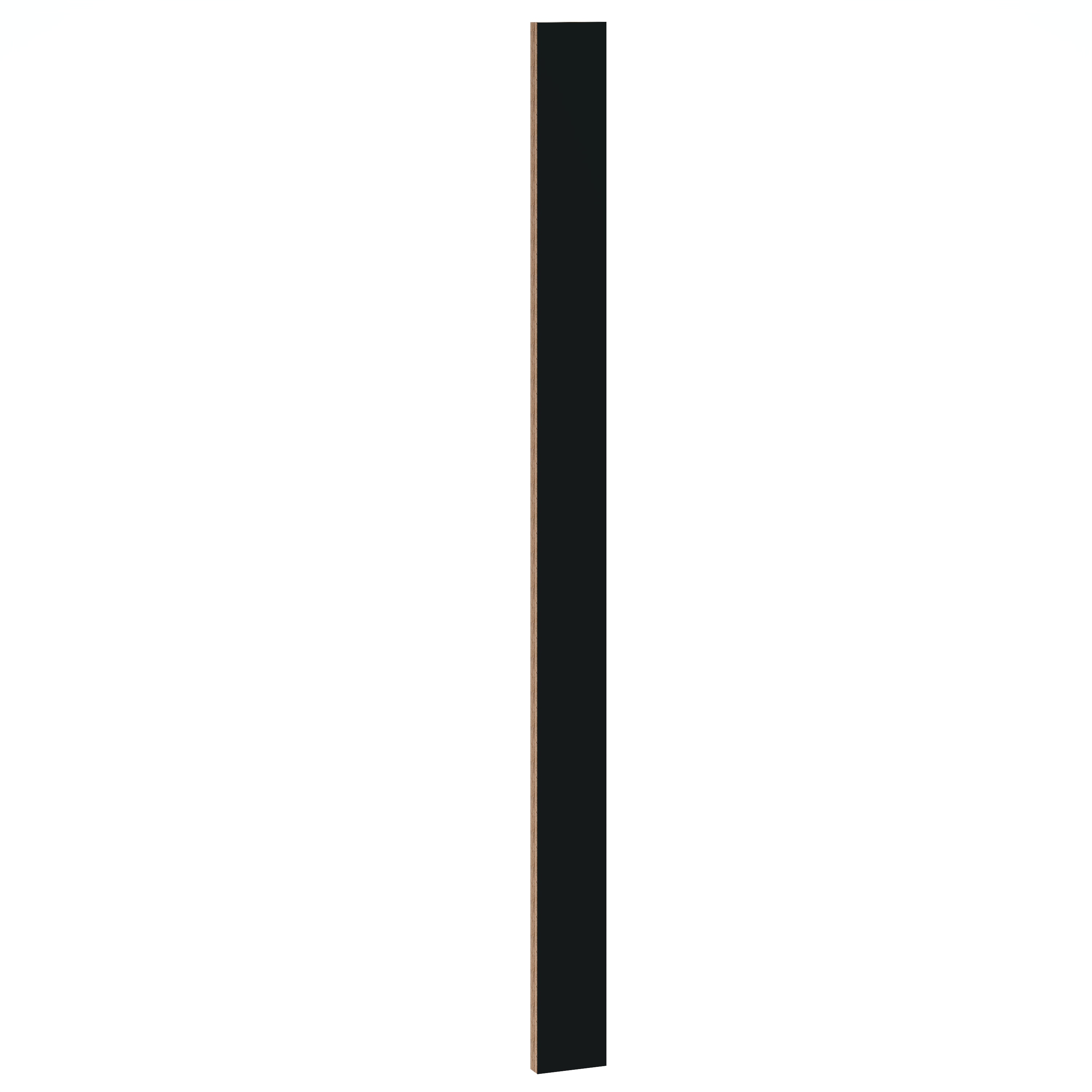 Diamond Express 61I-F342 Cabinet Fill Strip 3-in W x 42-in H x 0.75 D Black Painted