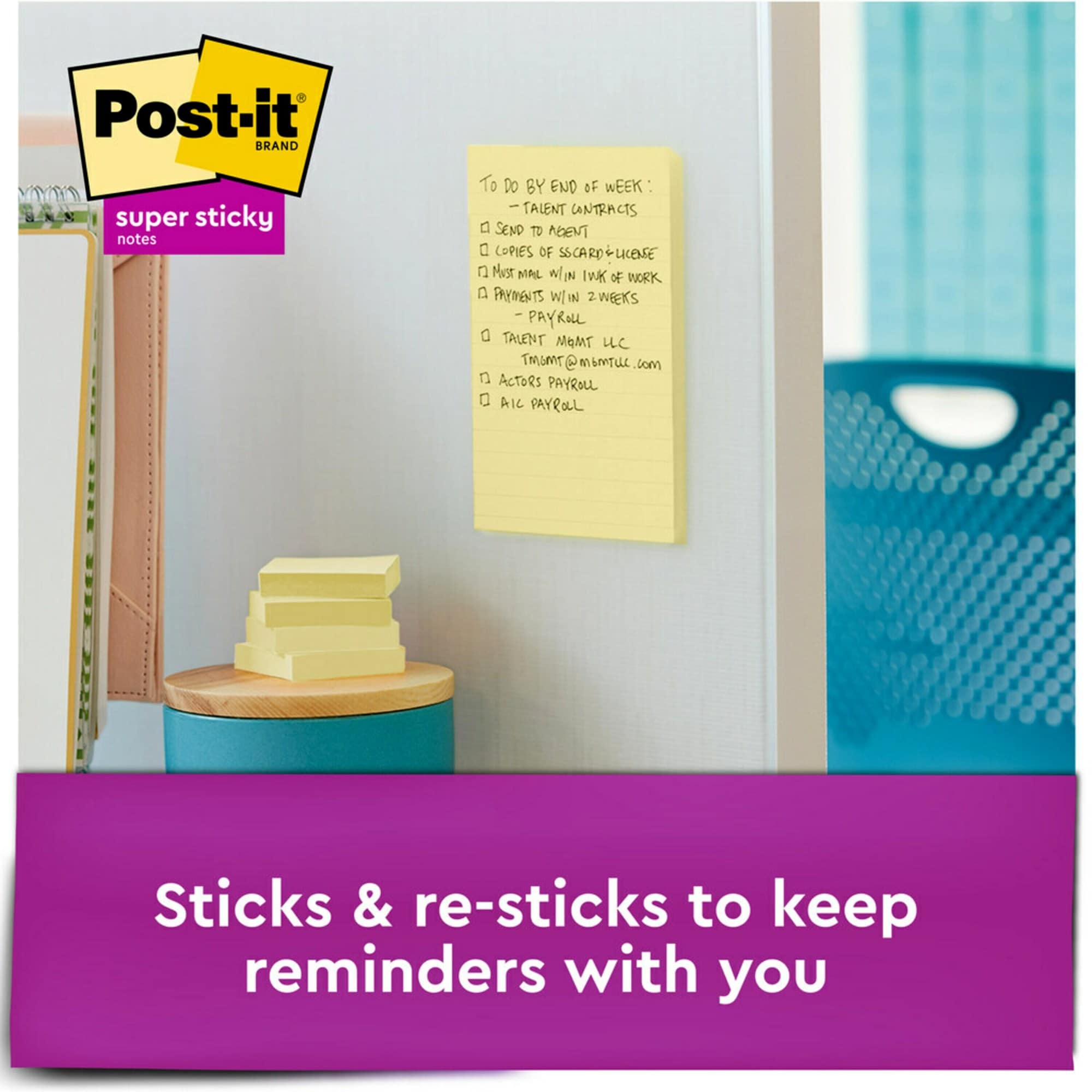 Post-it MMM6605SSCY Sticky-Notes - View #3