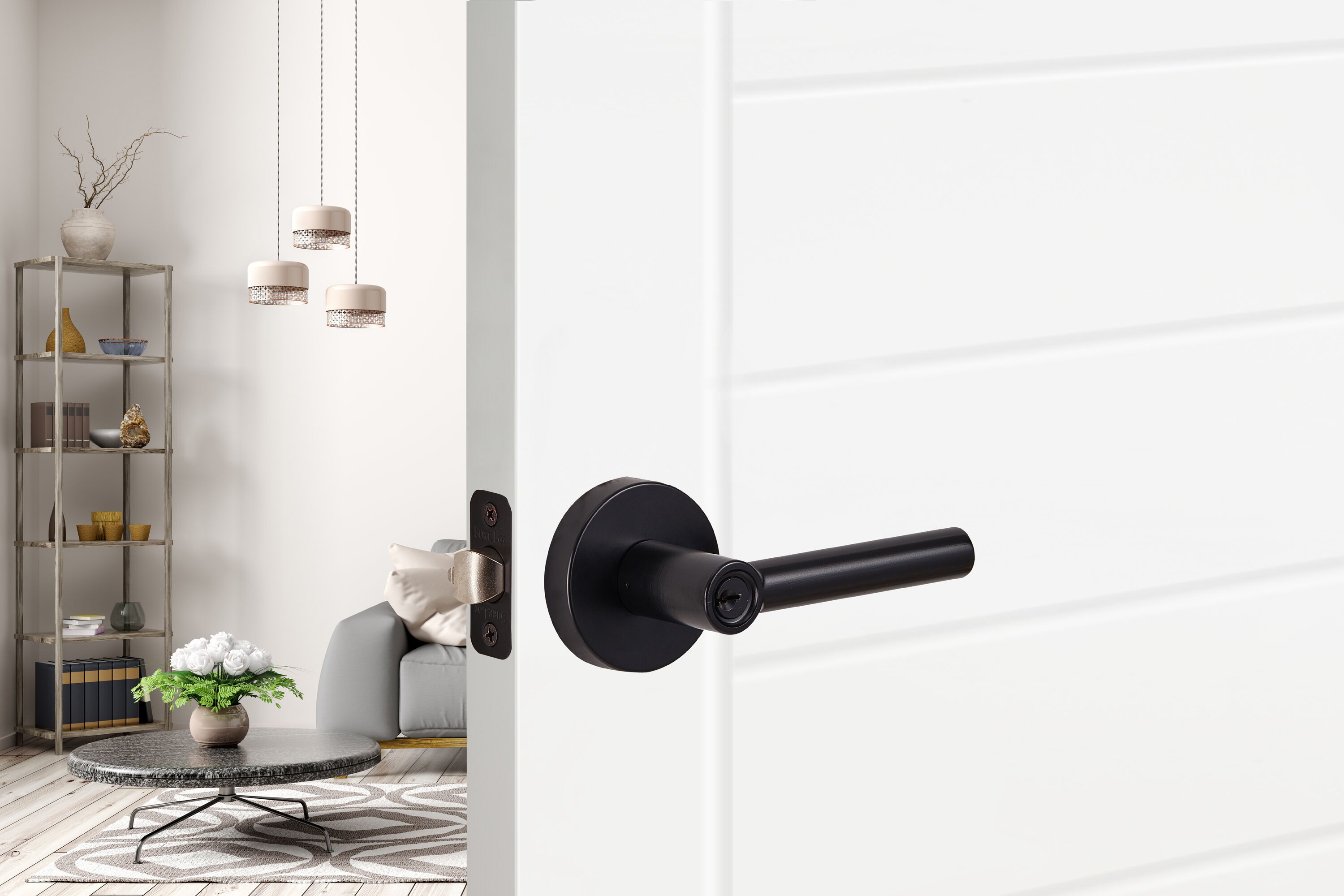Sure-Loc Hardware MR107 FBL Door-Handles - View #4