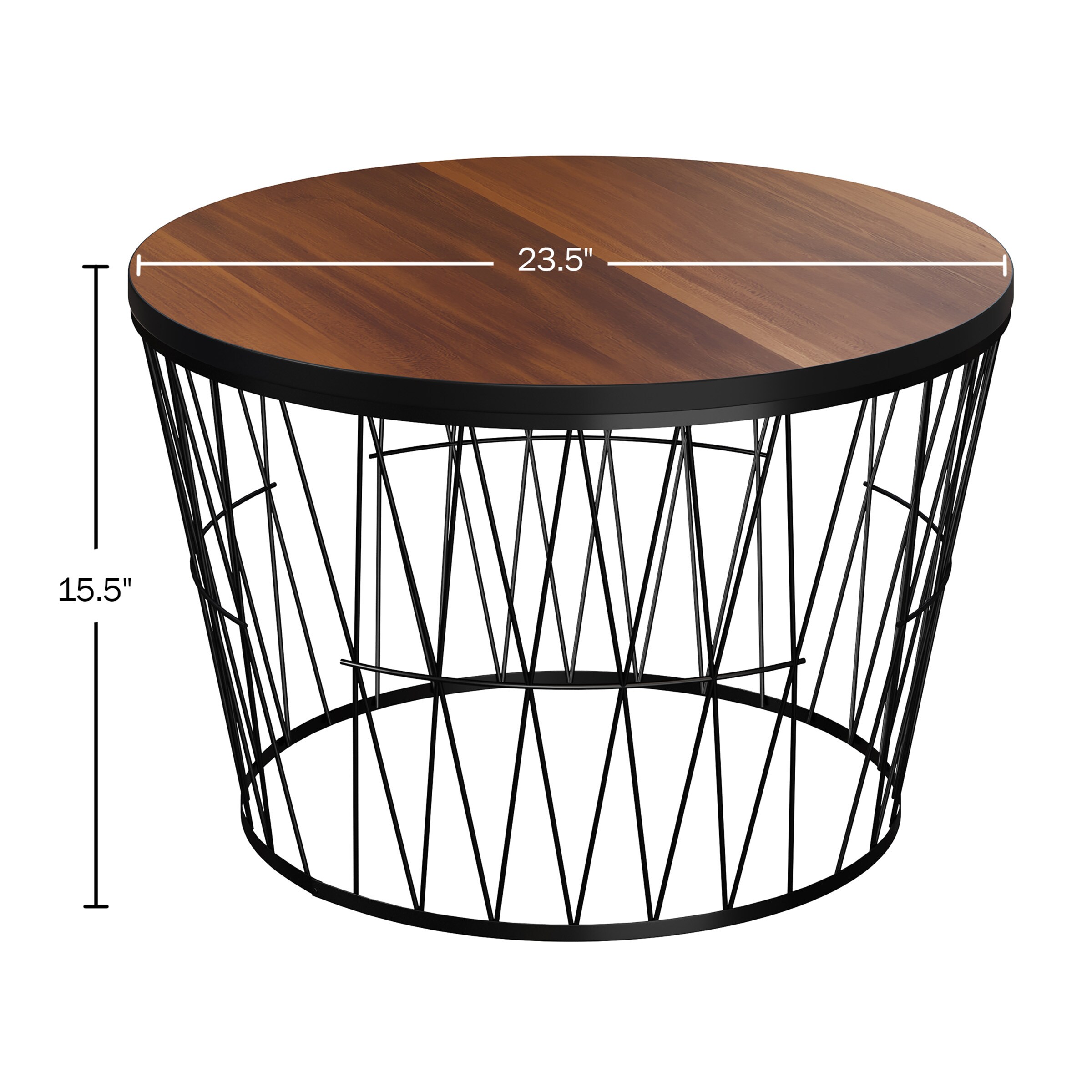 Lavish Home 80-COFF-GEO-WAL Coffee-Tables - View #5