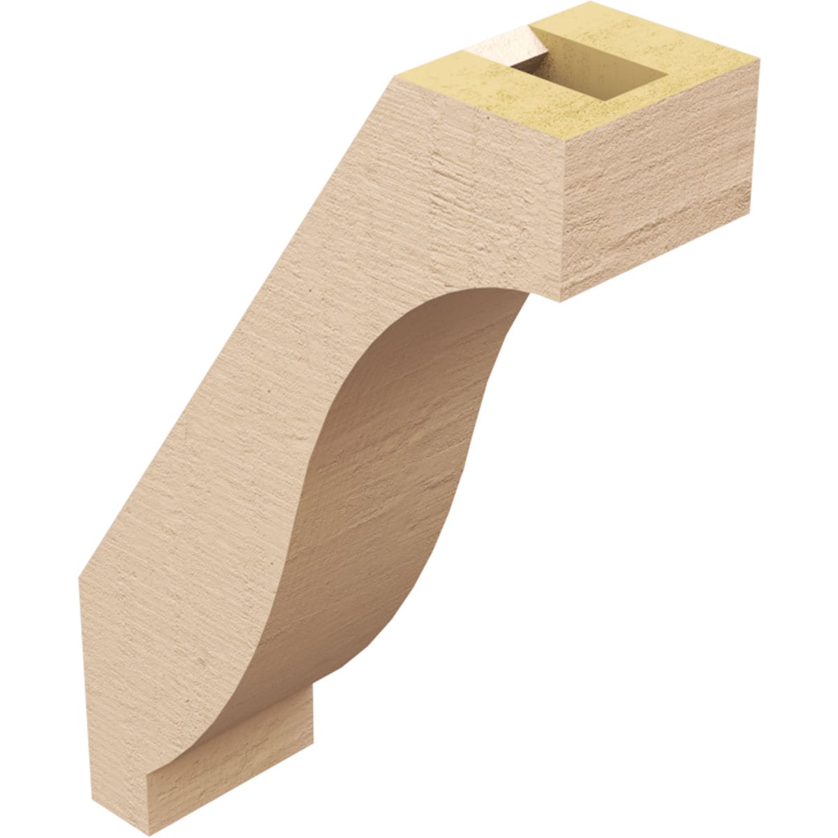 Ekena Millwork BRCUR03X08X12BKRRCPR braces - View #6