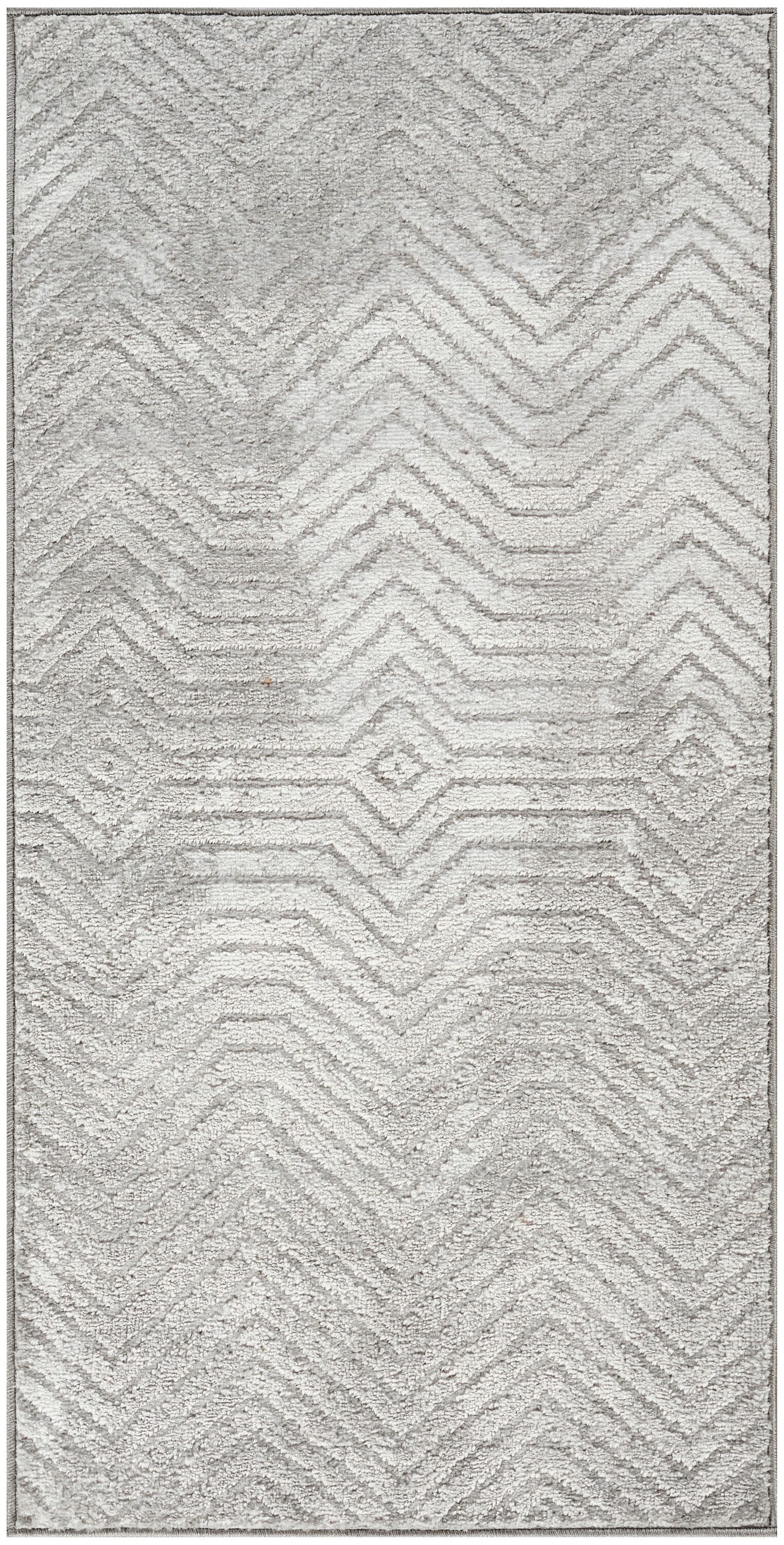  Home Dekor 2 x 4 ft Grey Indoor Area Rug