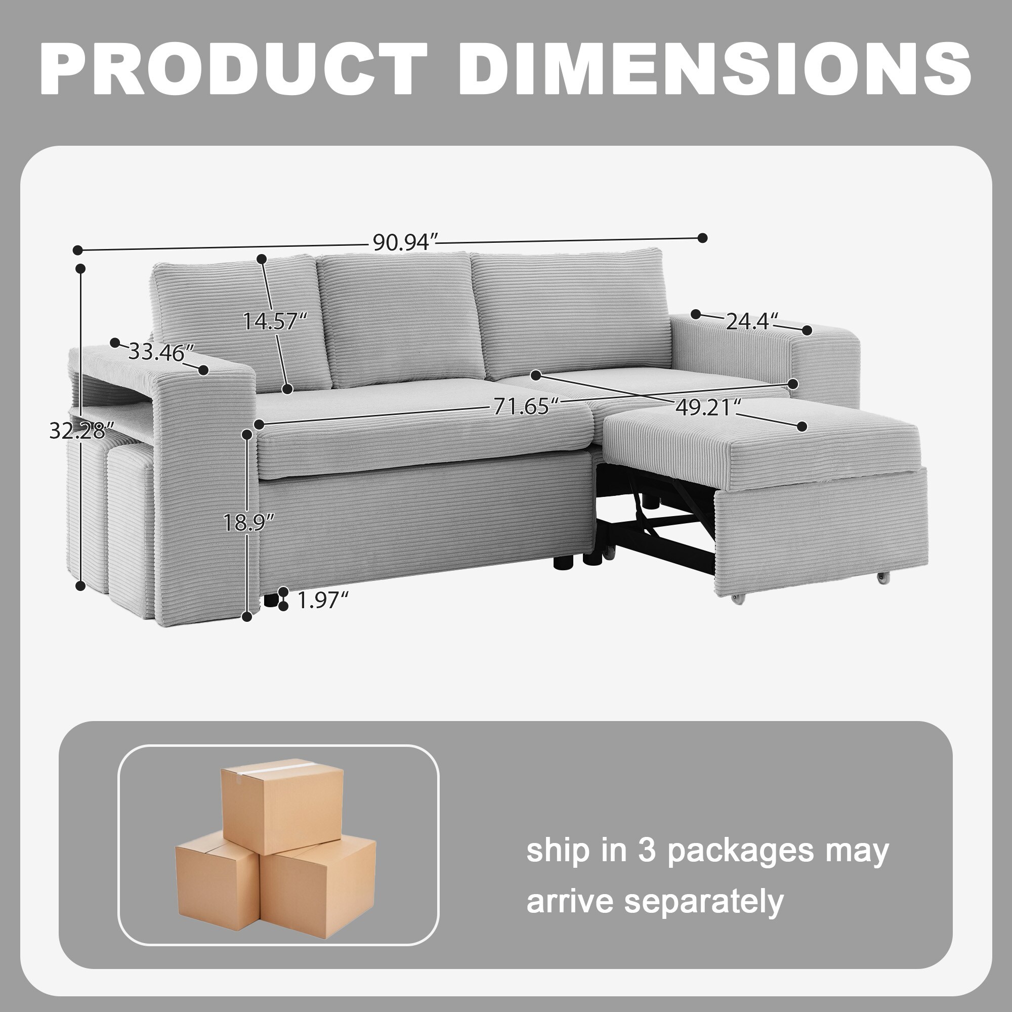 JEAREY JE-XNELD-2-DK Sofas-Loveseats - View #11