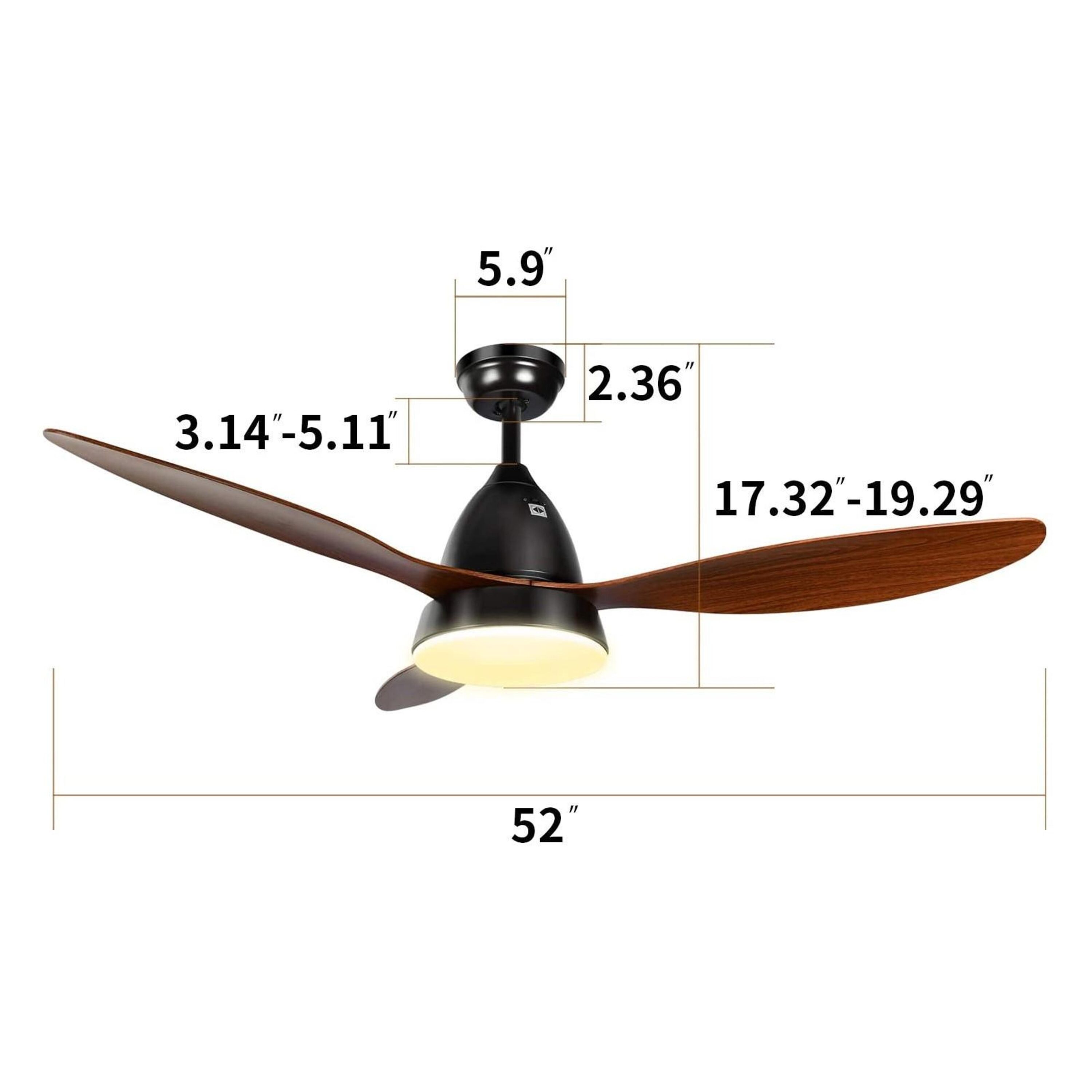 Bayfeve BFDS-52CWD-CF Ceiling-Fans - View #3