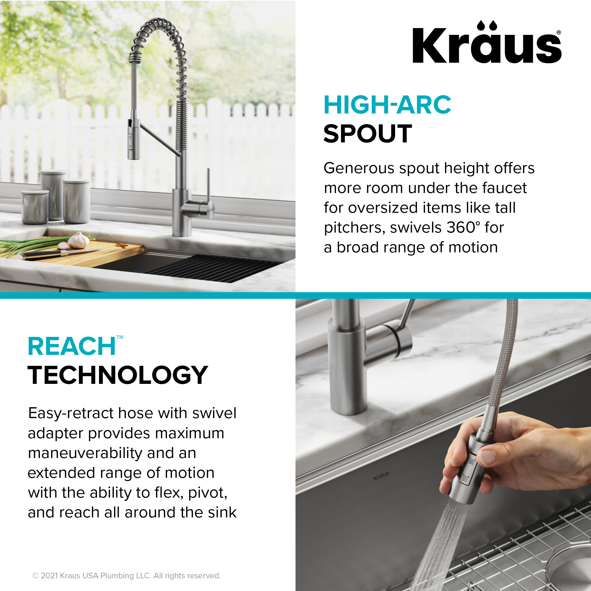 Kraus KPF-2631SFS Kitchen-Faucets - View #10