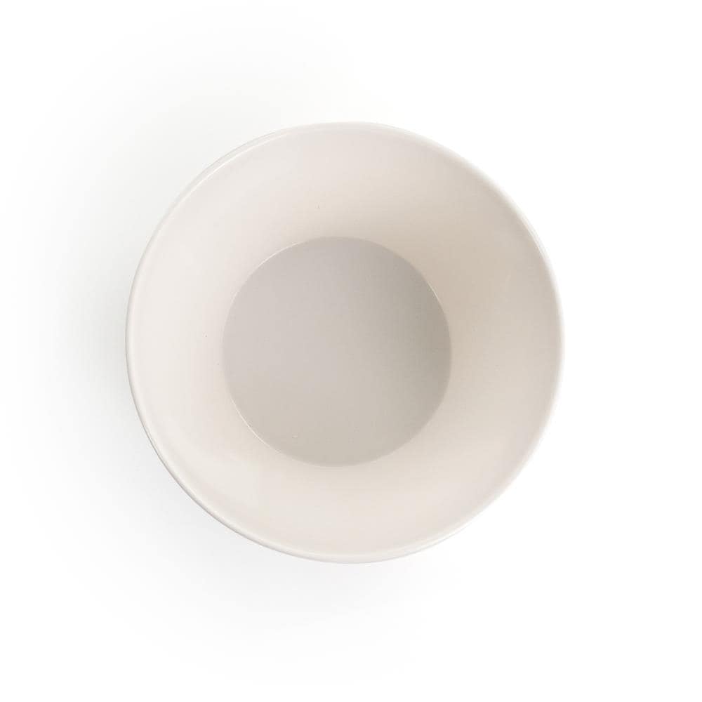 Cream Melamine 12-Piece Outdoor Dinnerware Set