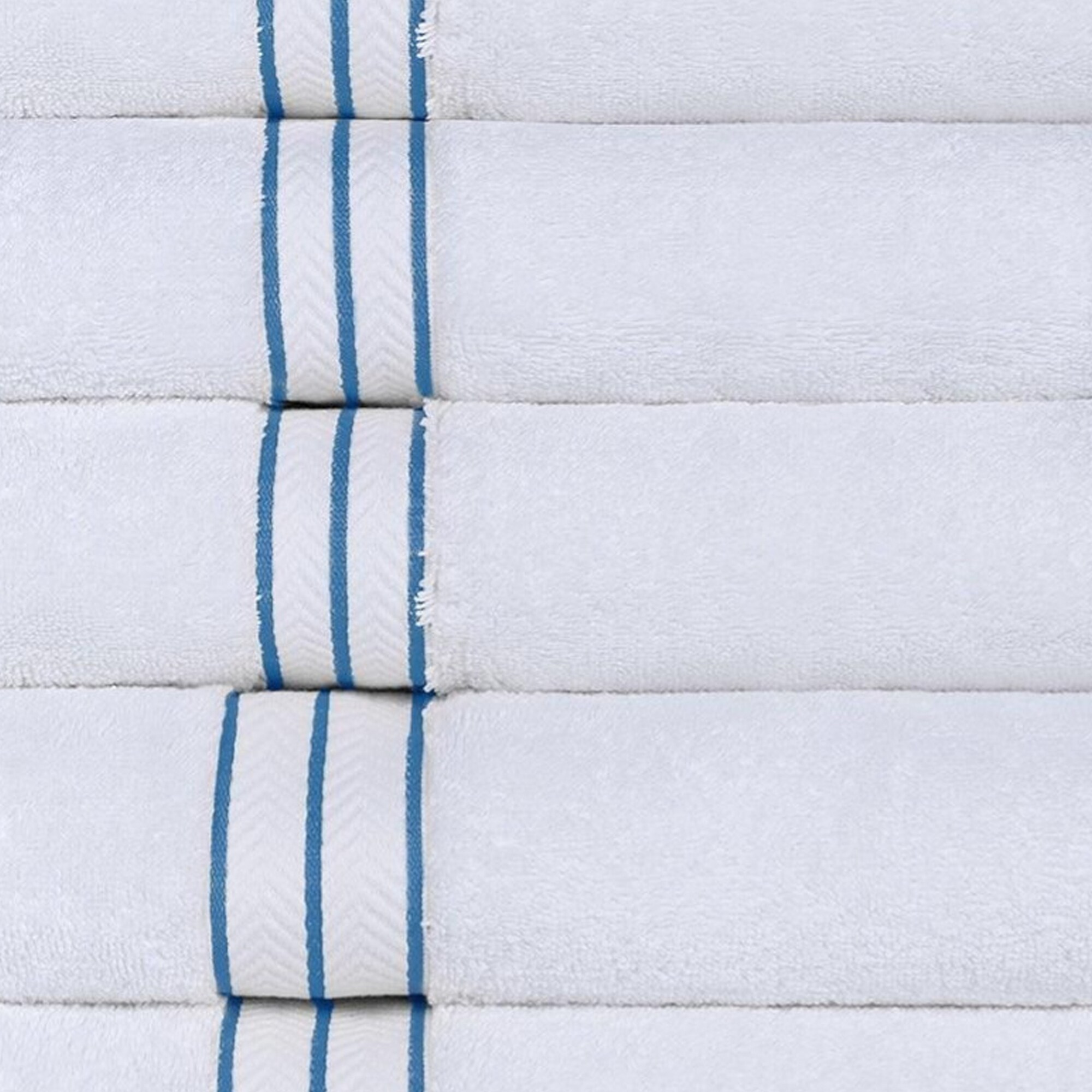 Slickblue 3/10 Piece Turkish Cotton Quick Dry Solid Terry Loop Bath ...