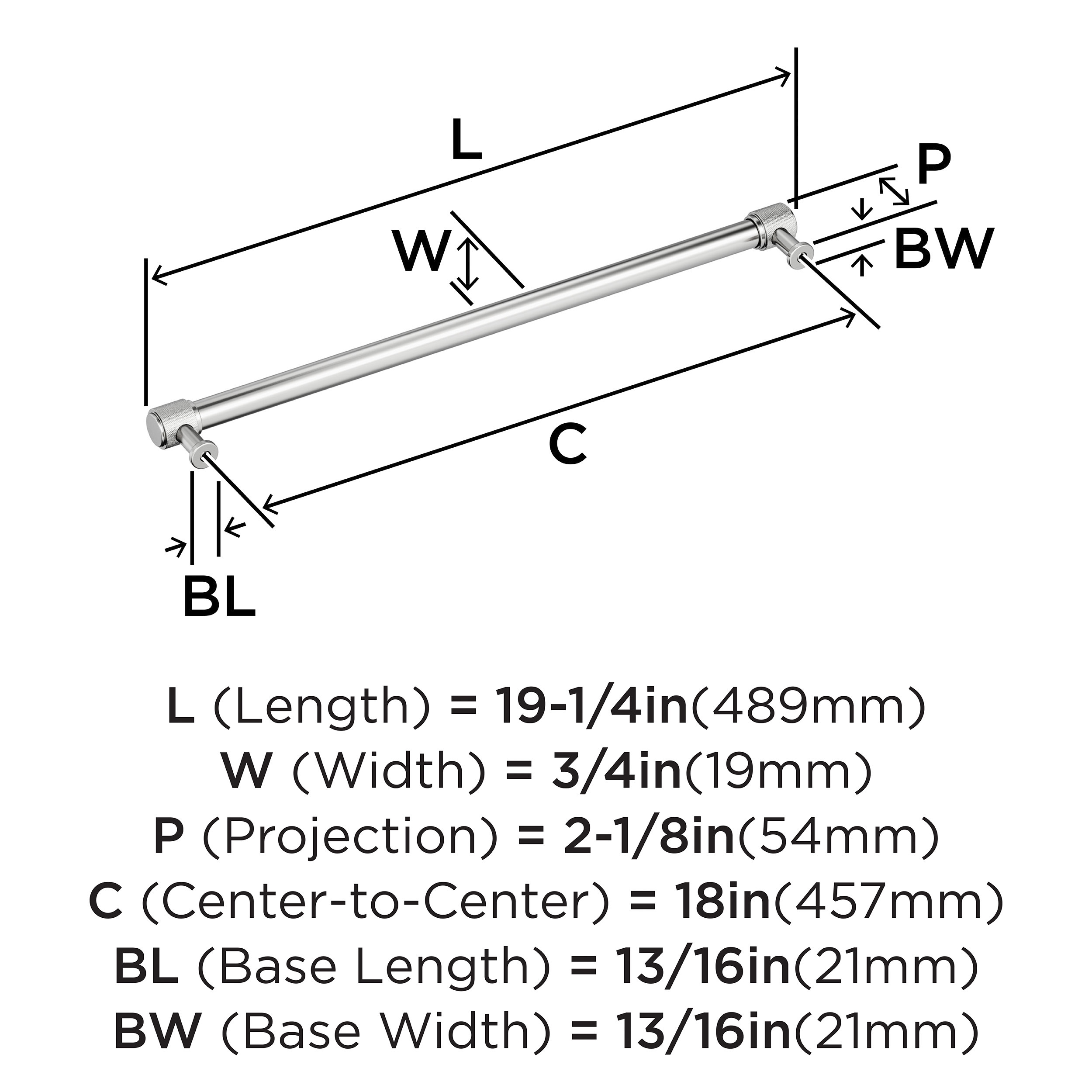 Amerock BP3775126 Cabinet-Pulls - View #4