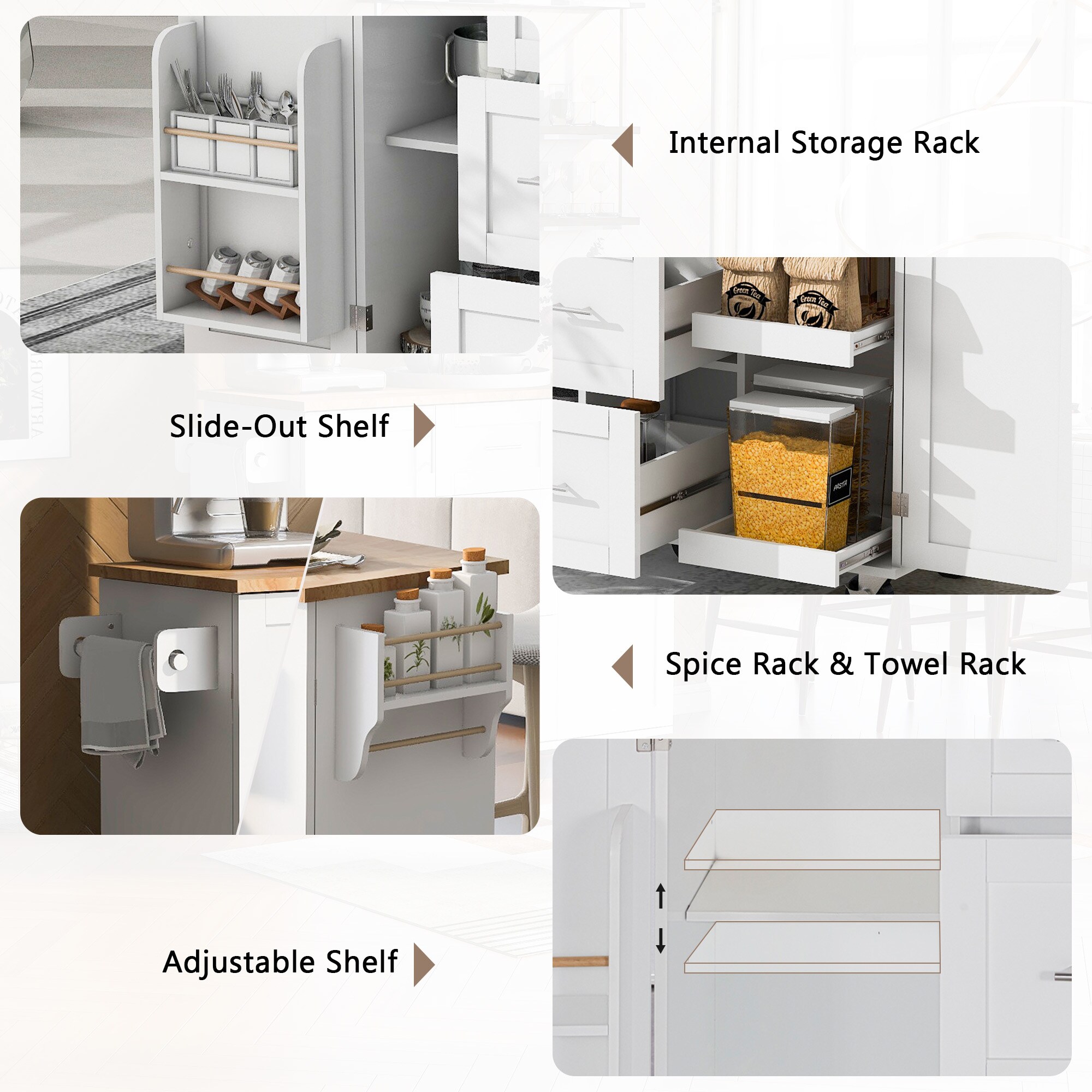 Kahomvis KK-QPO2-9AW Kitchen-Furniture - View #5