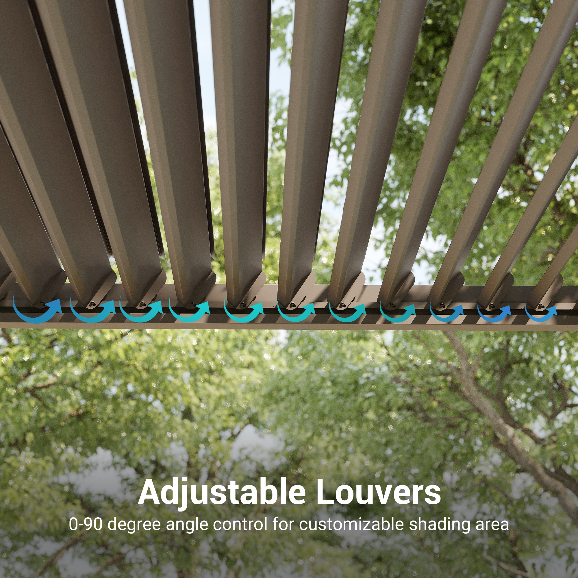 ACEGOSES LW-PTE-LED1013BN Pergolas-2 - View #5
