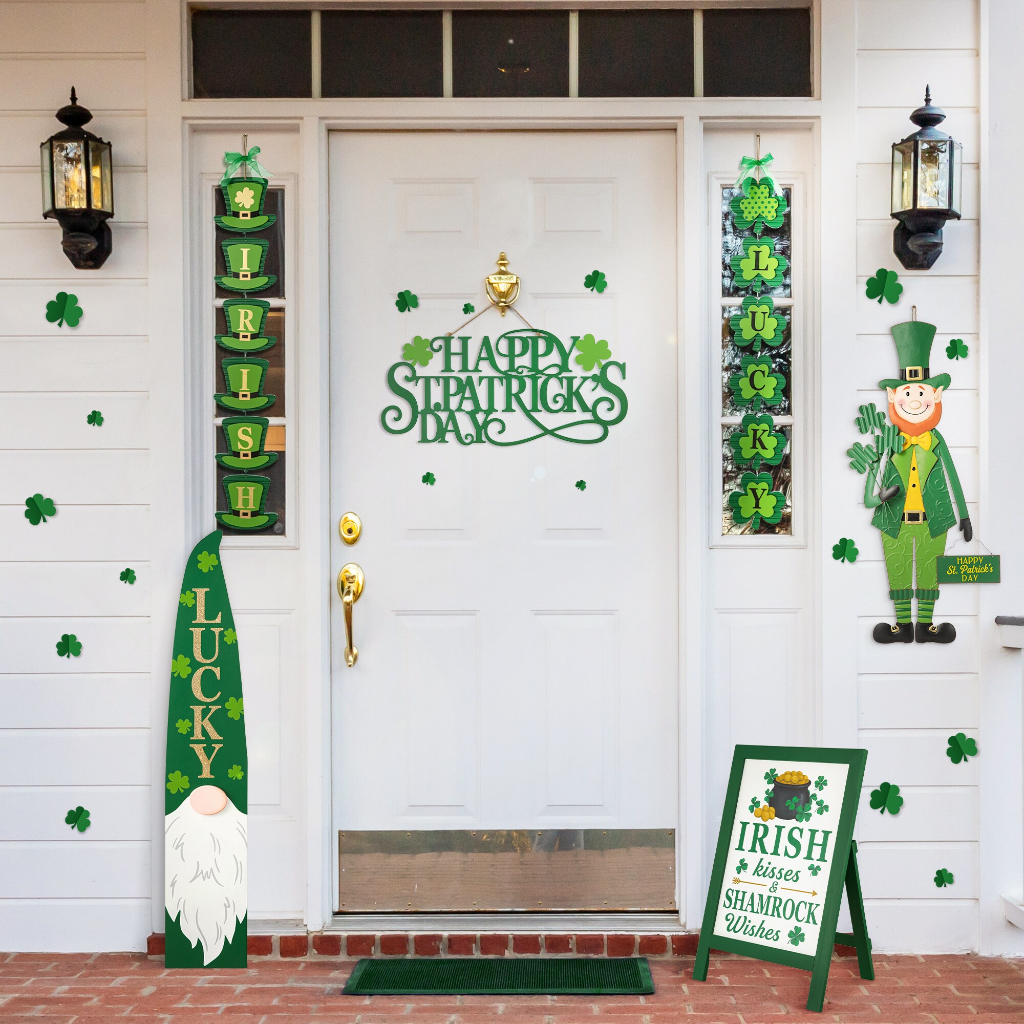 Geen and Gold St. Patrick's Day Kitchen - Home With Holly J