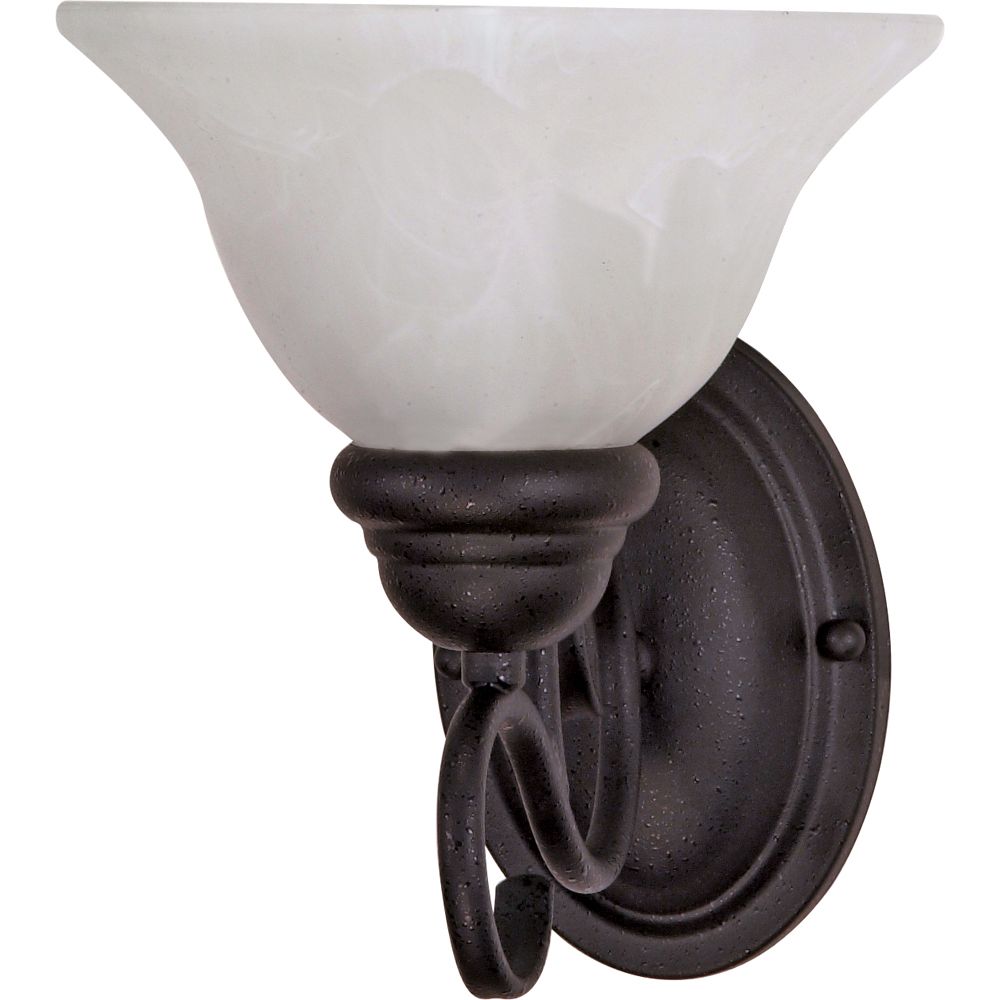  LW-SC515134 7.25-in 1-Light Textured Black Transitional Vanity Light