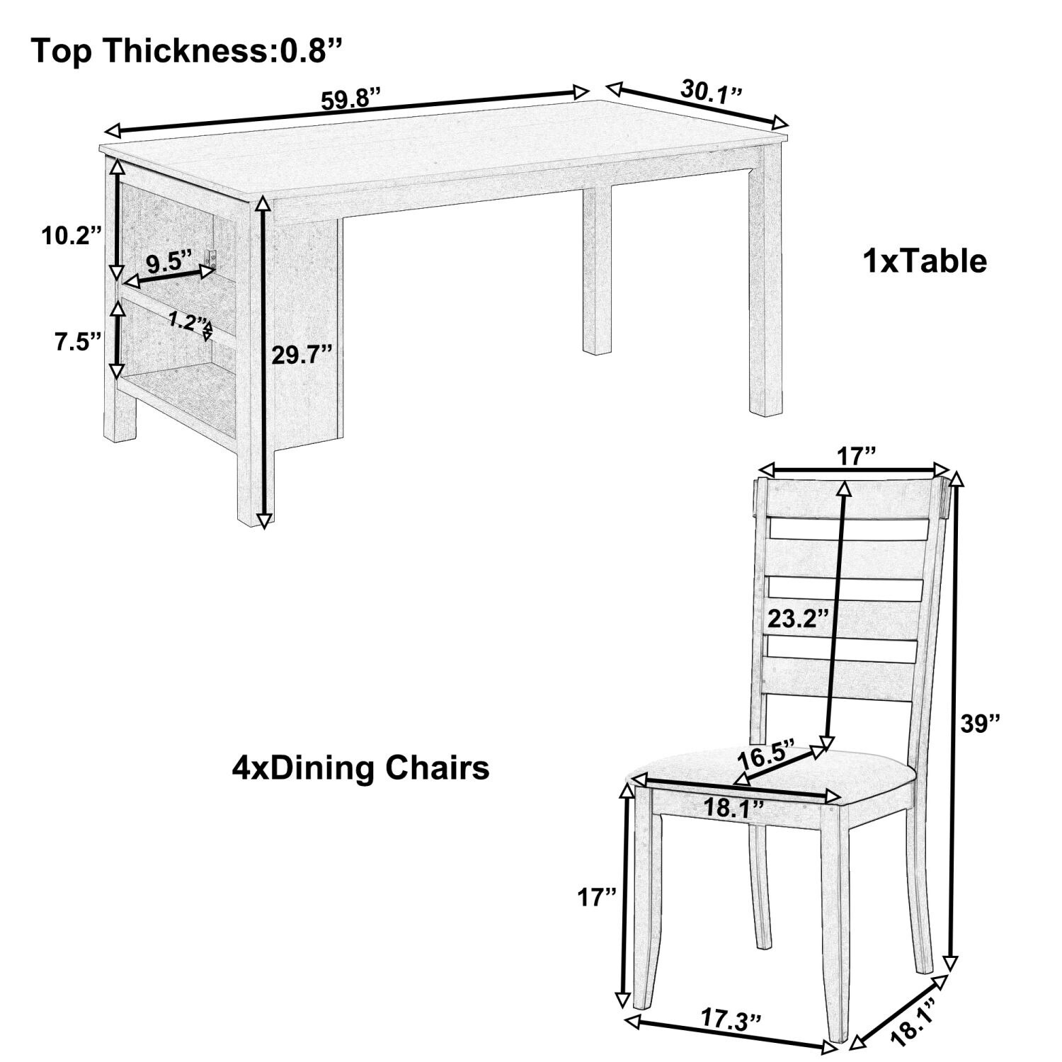 JASMODER SH000217AAP Dining-Sets - View #5