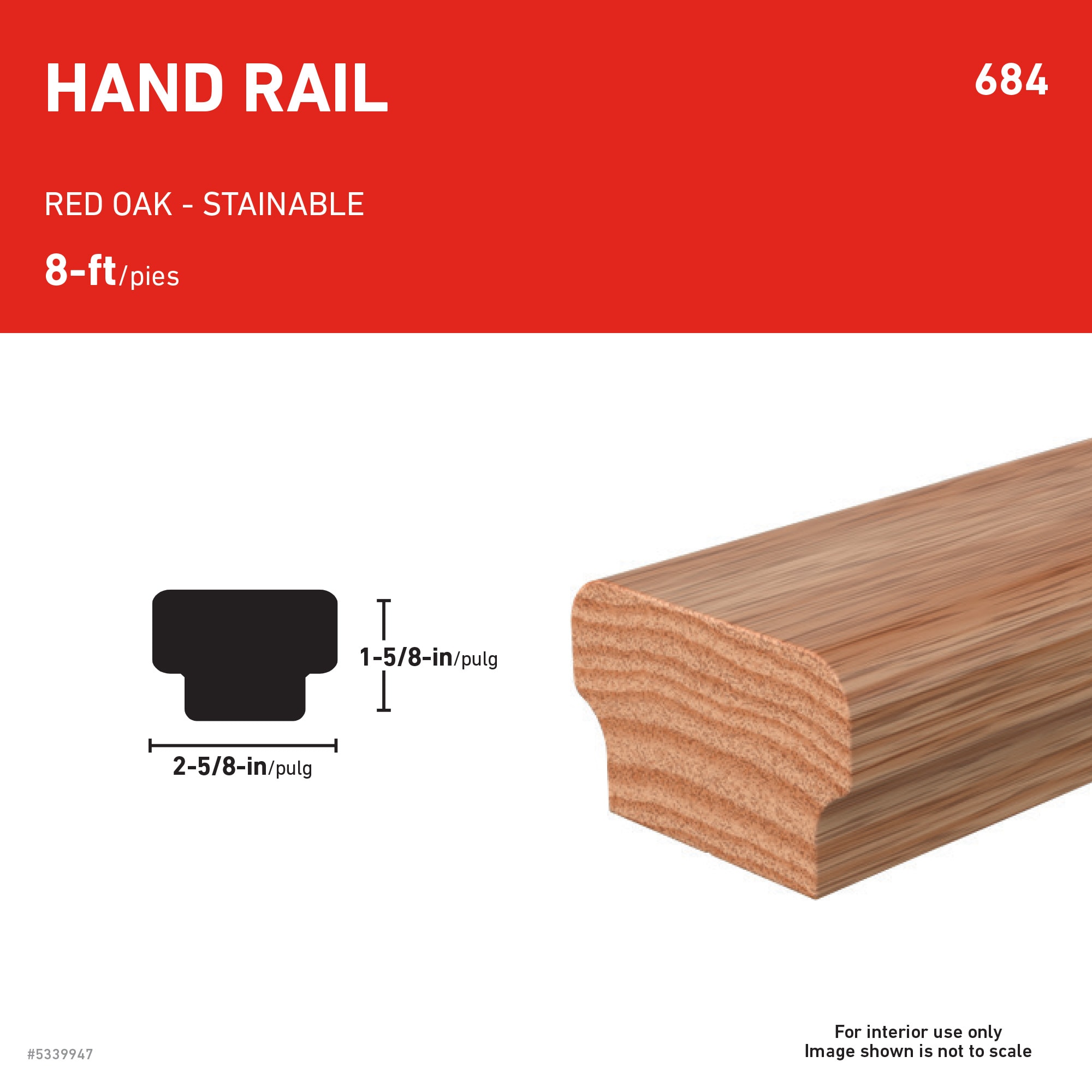 L.J. Smith Stair Systems 684-08-O Interior-Stairpart-Railing - View #5