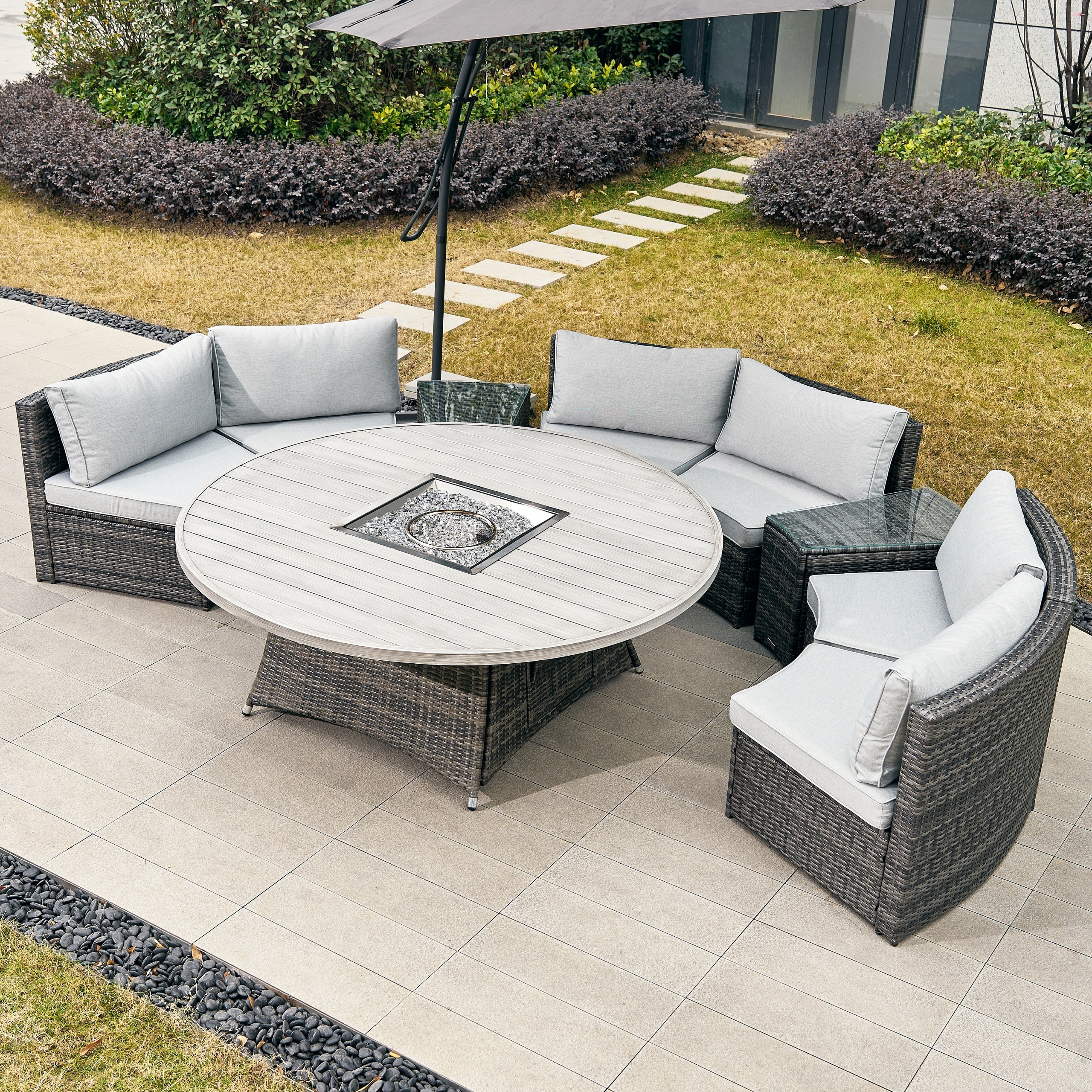 Moda Furnishings MAG-1205B-1108 Patio-Conversation-Sets - View #3