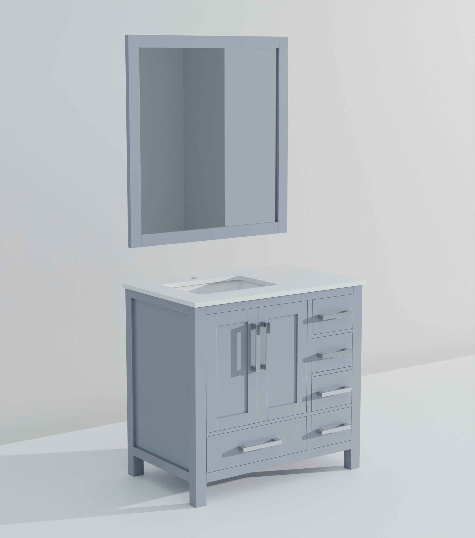 Lexora LVJ36SB310L Bath-Vanity-Combo - View #10