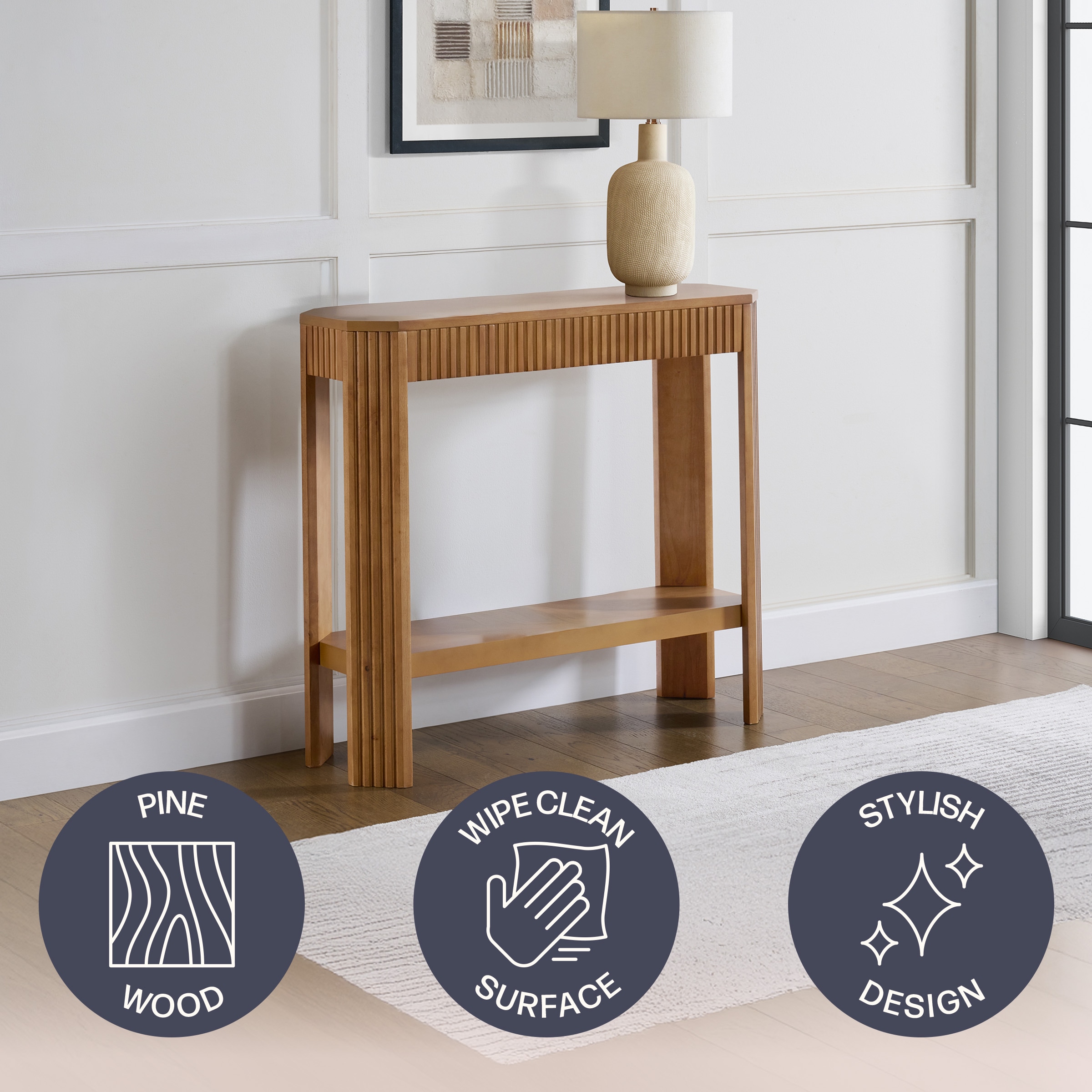 Alaterre Furniture AFTBL-028 Console-Sofa-Tables - View #2