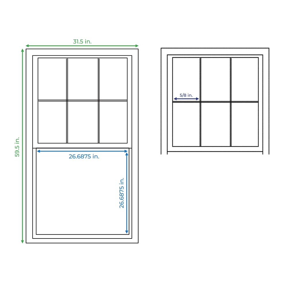 RELIABILT 719801225757150SH Single-Hung-Windows - View #9
