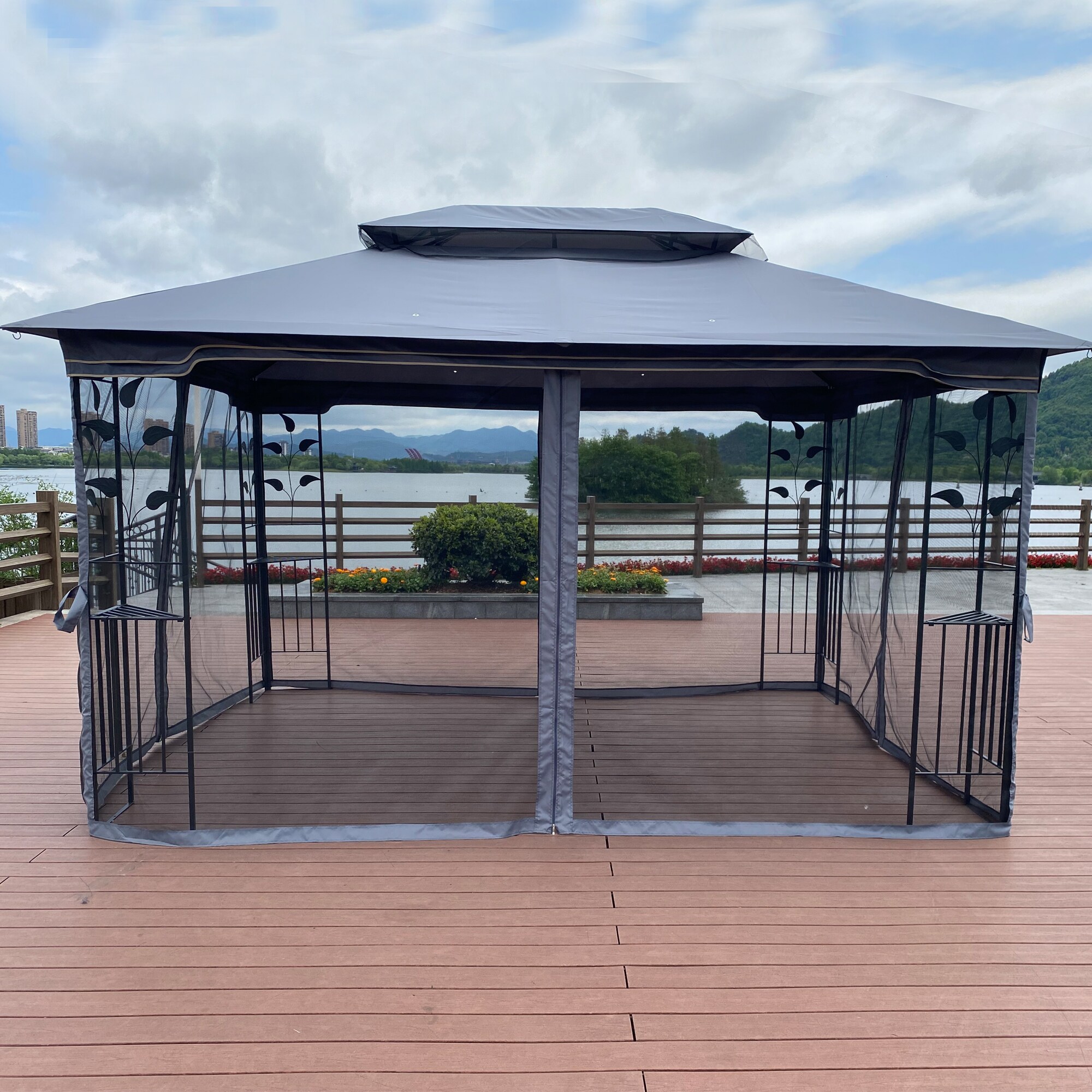 AAZJ BYO-42174 Wood-Resin-Gazebos - View #12