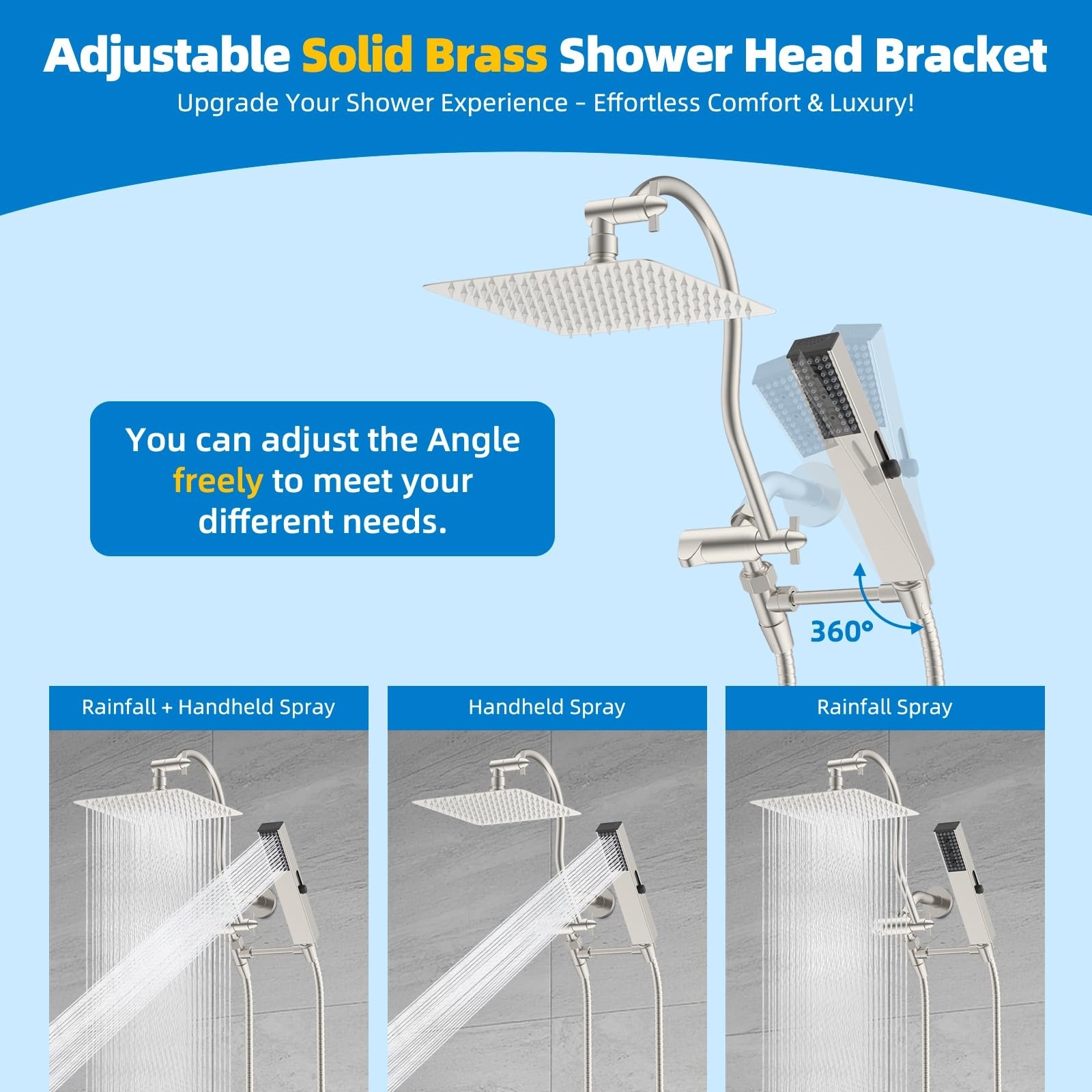Adrinfly LAD0602D103 Fixed-Showerhead - View #6