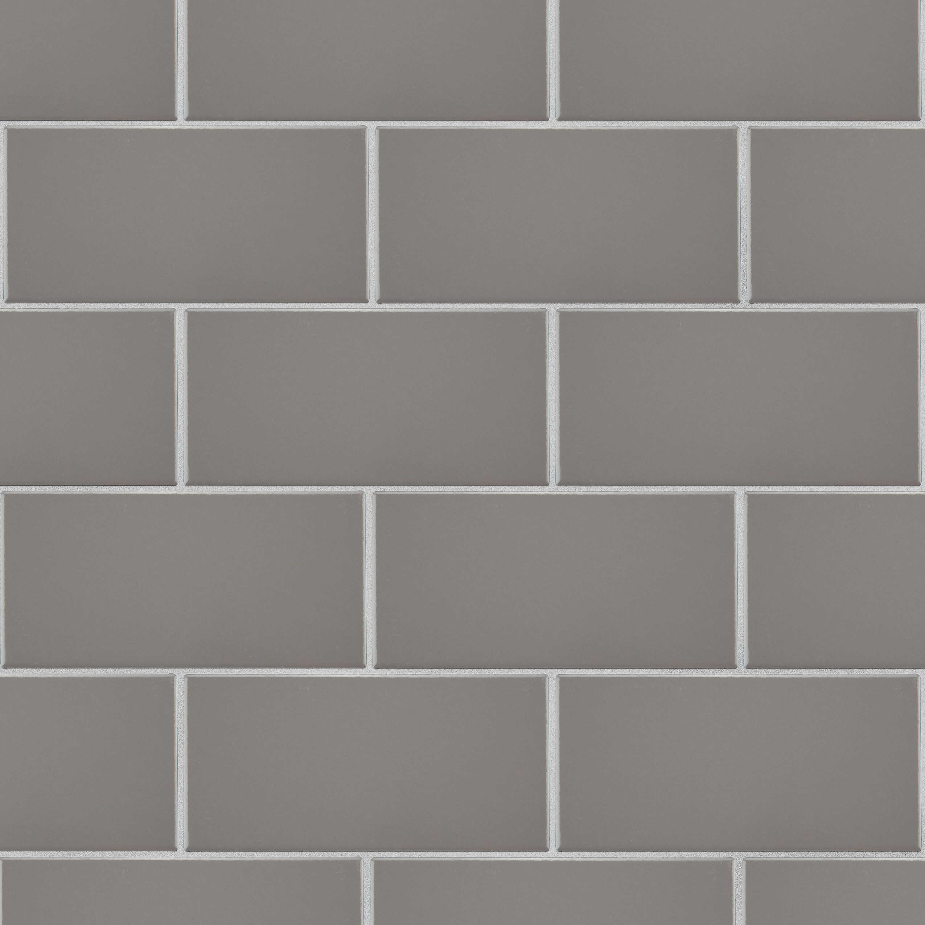 Affinity Tile Sample - Piscina Matte Dark Grey with BioTech 5-in x 10-in Matte Porcelain Subway Floor and Wall Tile