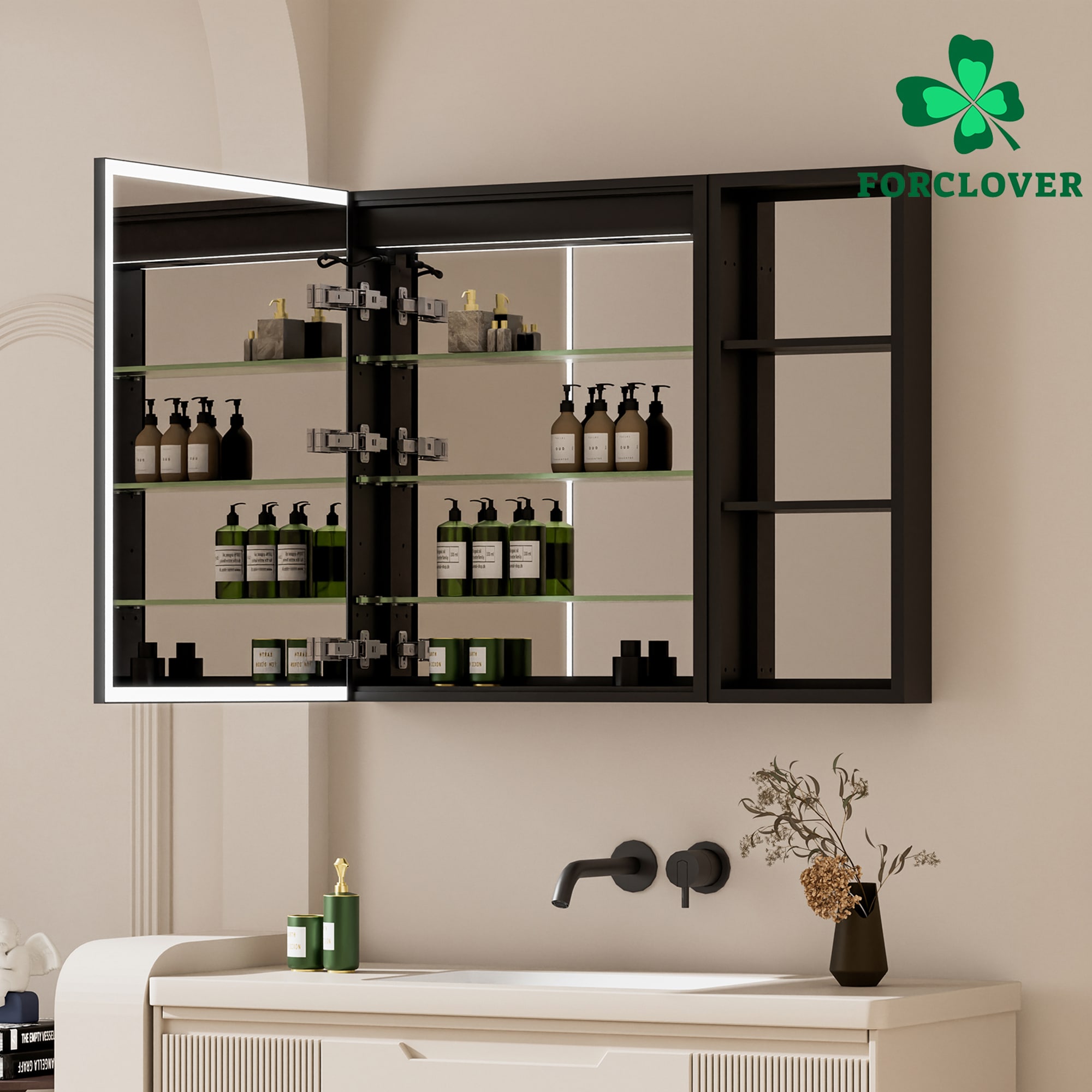 Forclover HE-MG3772 Bathroom-Medicine-Cabinets - View #2