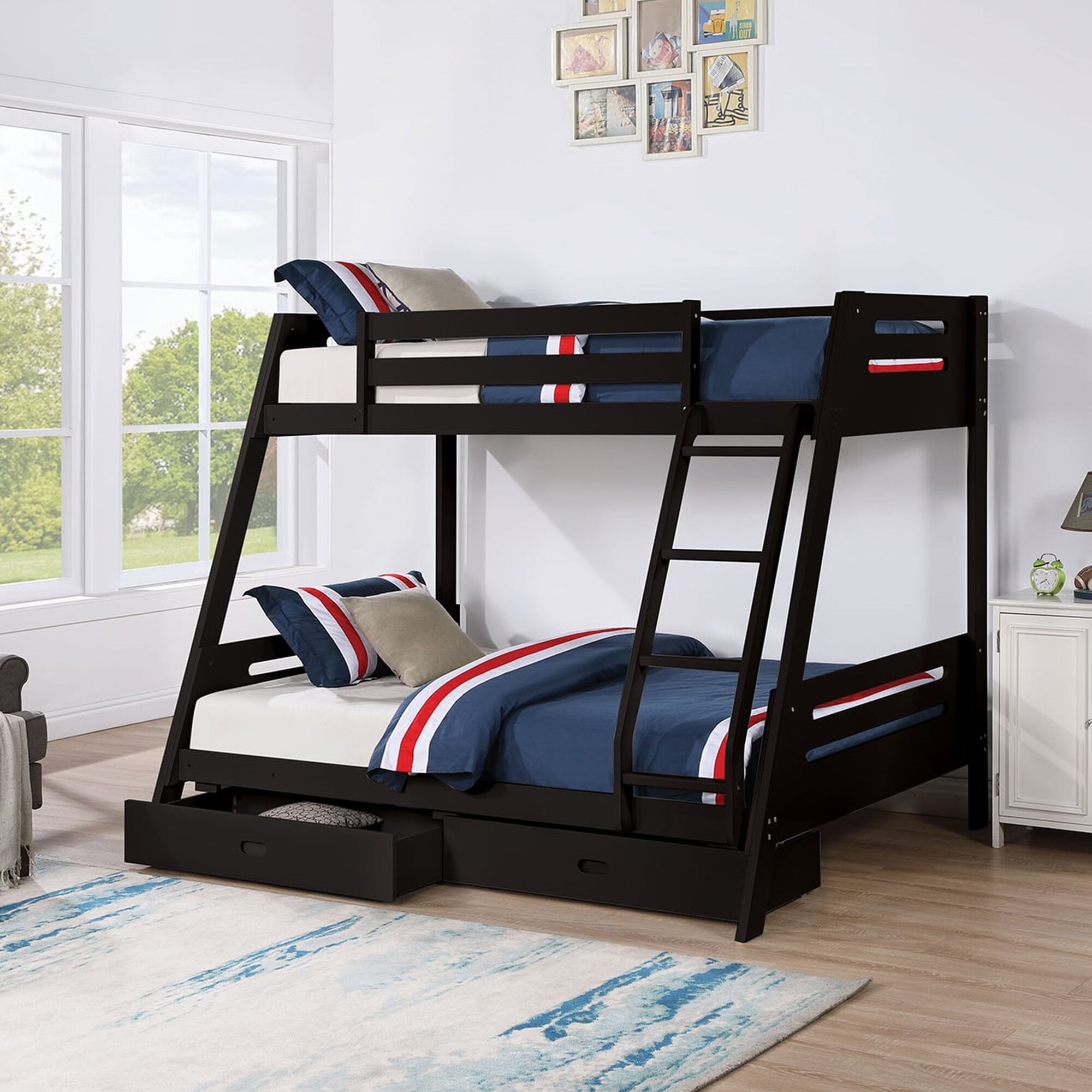 IHOMEadore MDFM-BK003BK Bunk-Beds - View #2