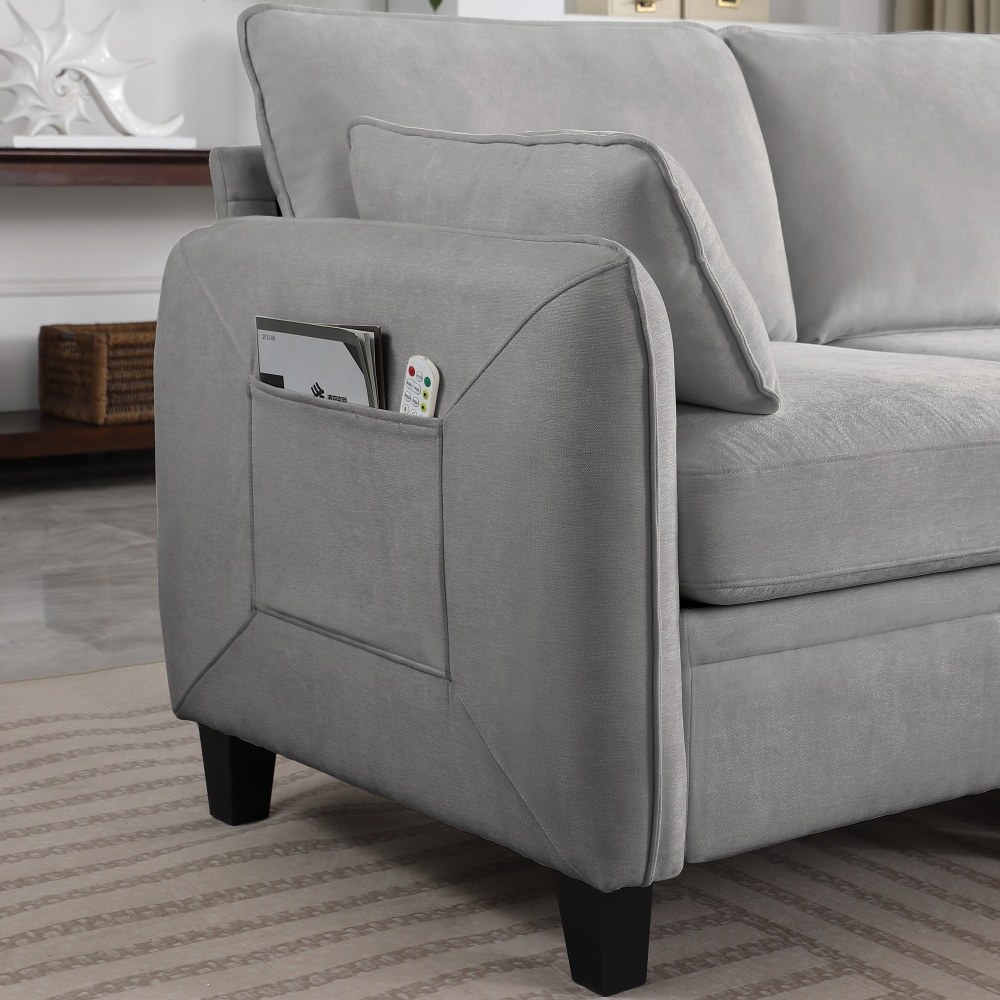 Coolbibila YUMO-SOFA-GRAY Sofas-Loveseats - View #7