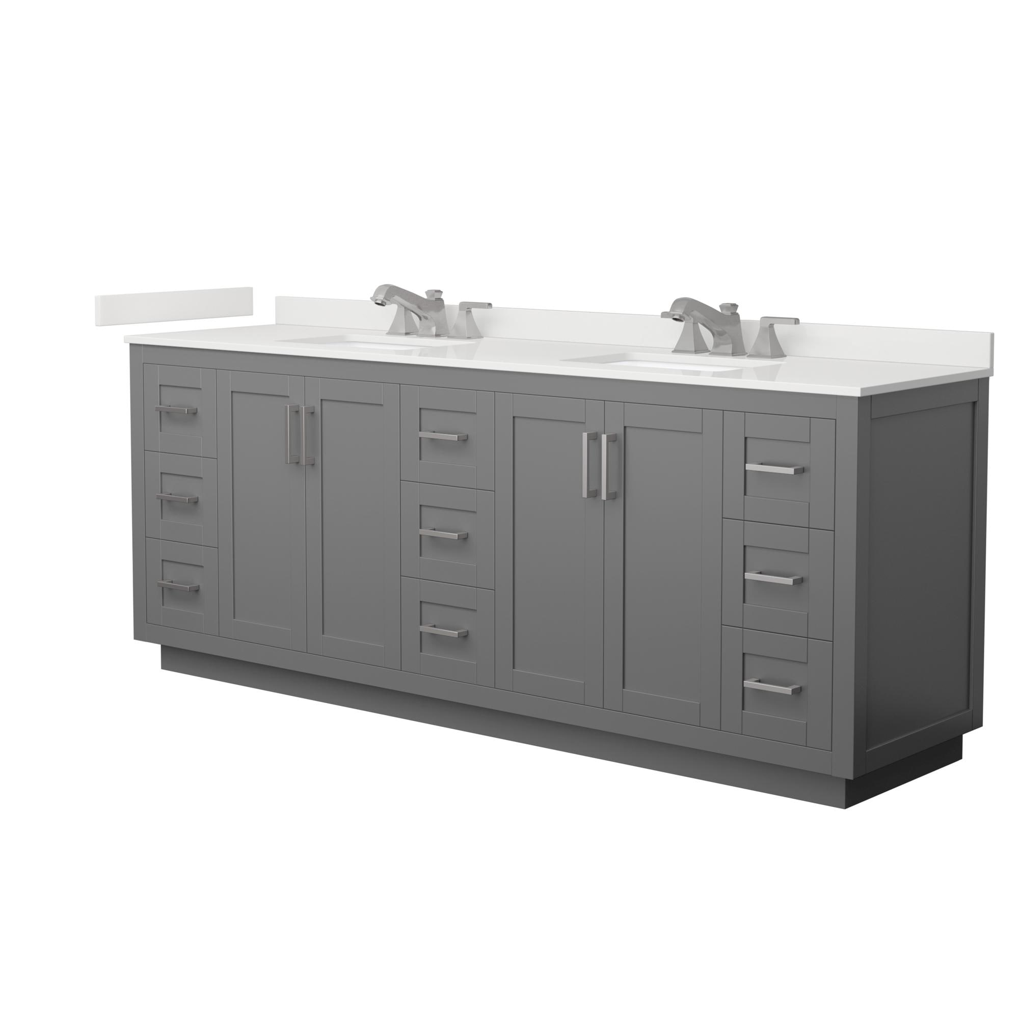 Wyndham Collection WCF292984DKGWQUS3MXX Bath-Vanity-Combo - View #2