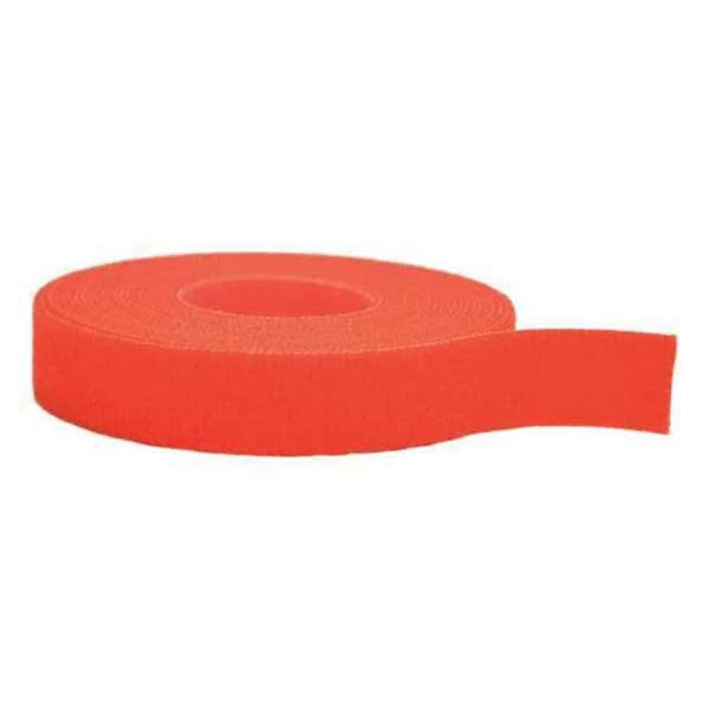 VELCRO Brand Cable Tie Strap 75 ft L Variable Max Bundle Dia. Orange Nylon Polypropylene 50 lb Strength #176079