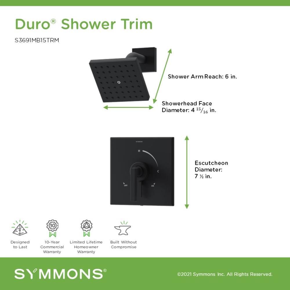 Symmons S3691MB15TRM Tub-Shower-Faucets - View #2
