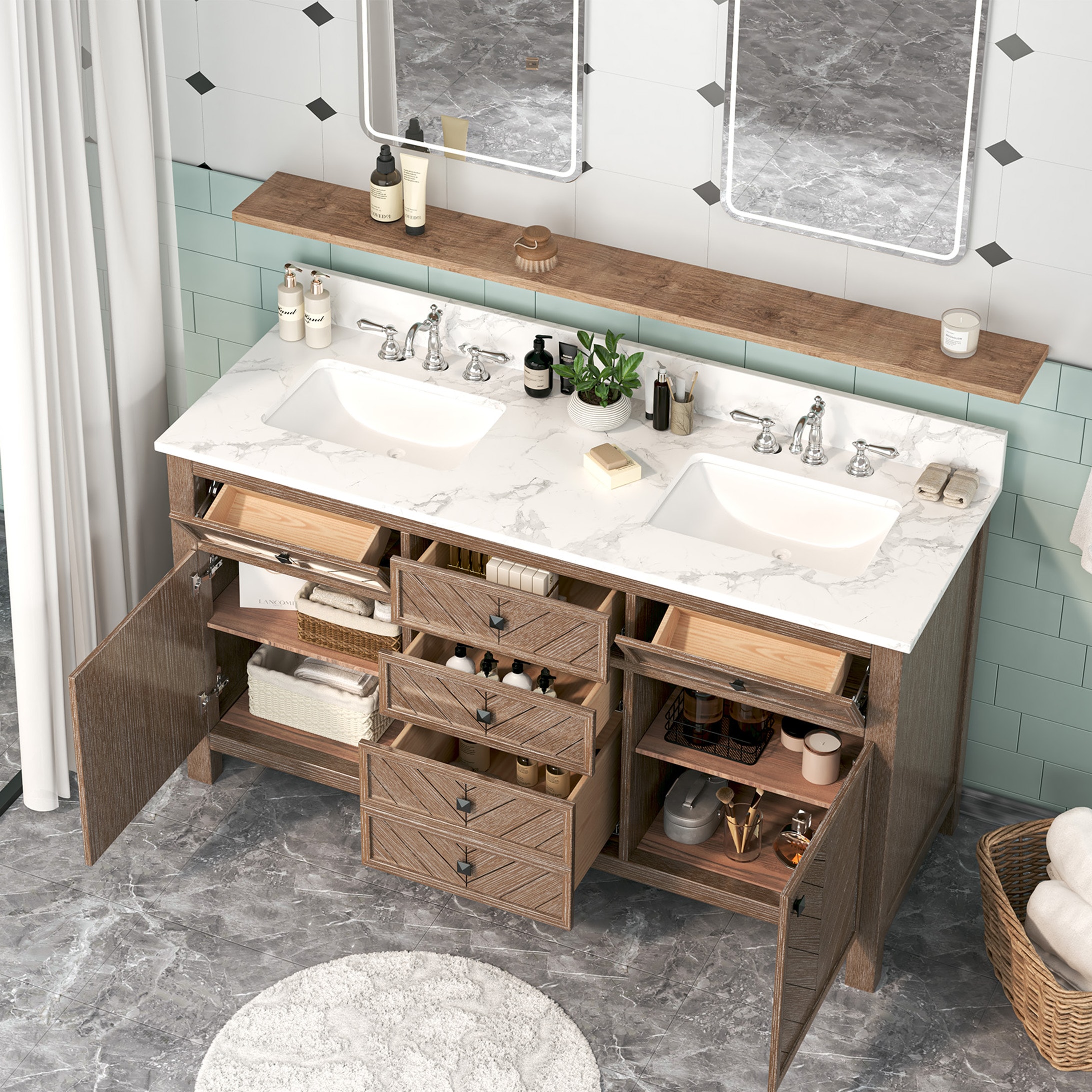 JEAREY JE-XNECWSF-LG Bath-Vanity-Combo - View #3