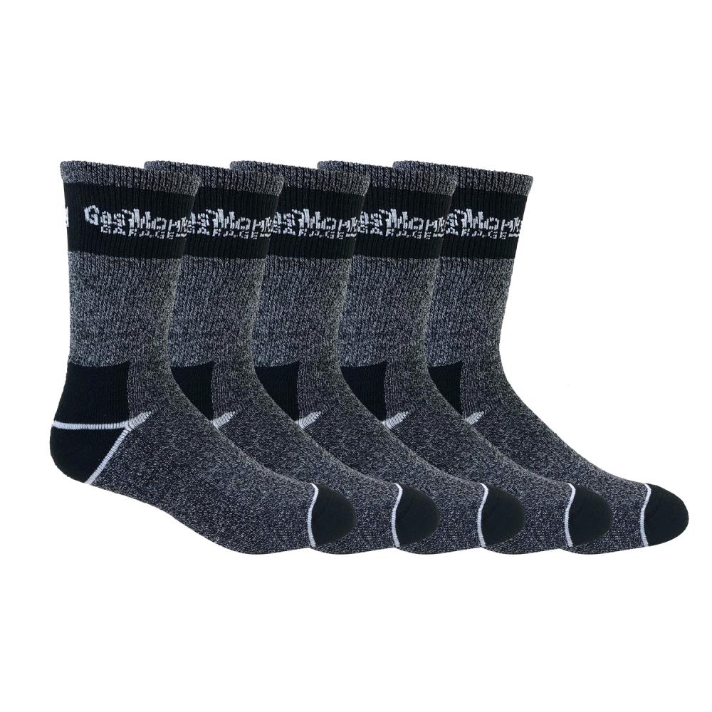 Gas Monkey Garage Men's Cotton Blend Crew Socks (5-Pack) in the Socks ...