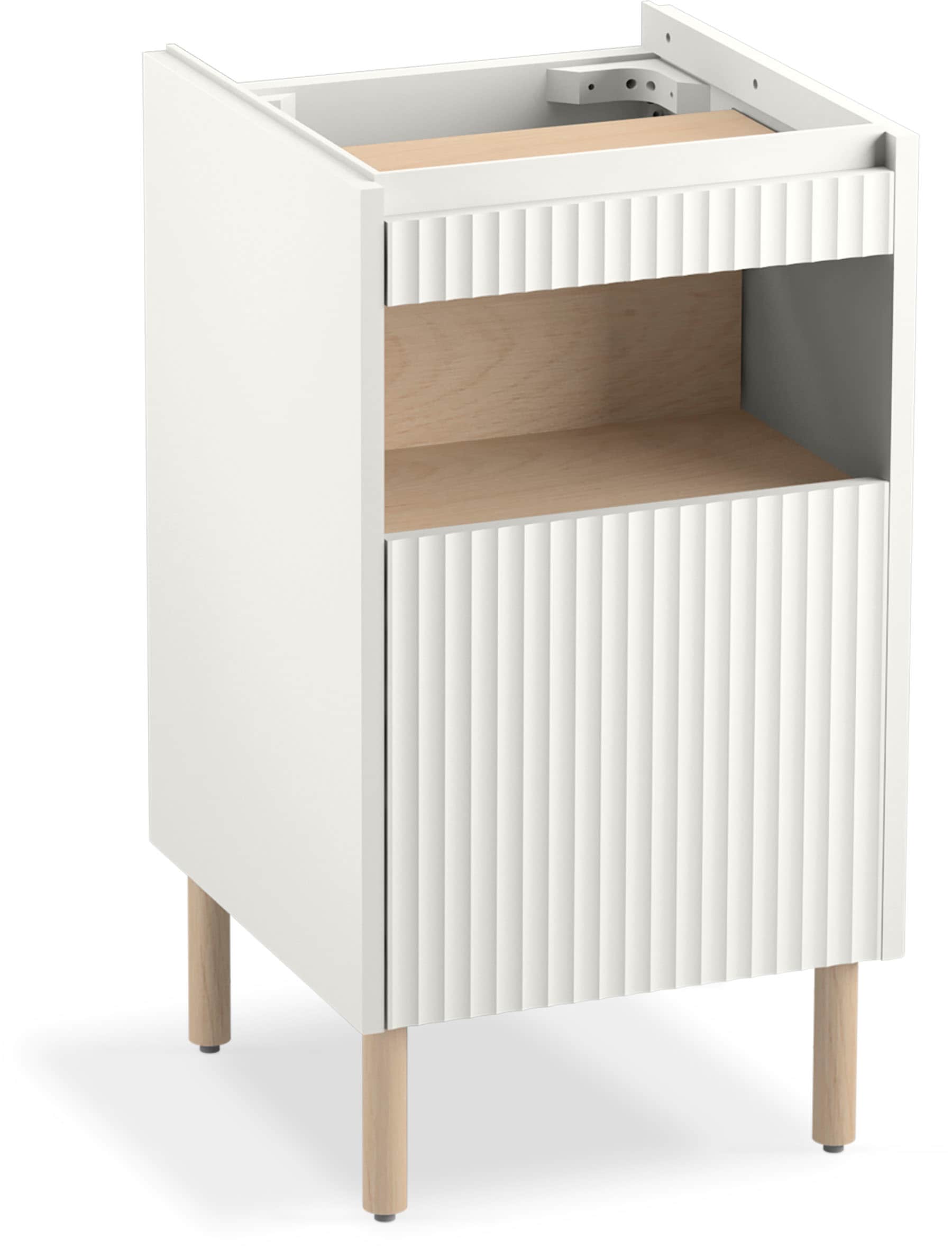 KOHLER 32160-0 Spacity 16.75-in White Floating