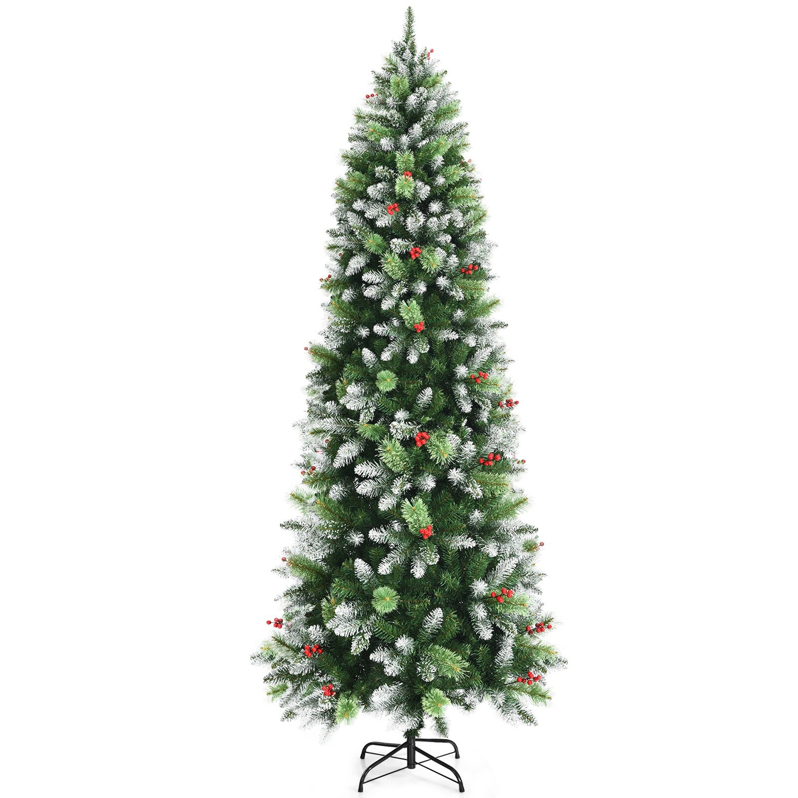 WELLFOR CM-HPY-23550 7.5-Feet Artificial Christmas Tree