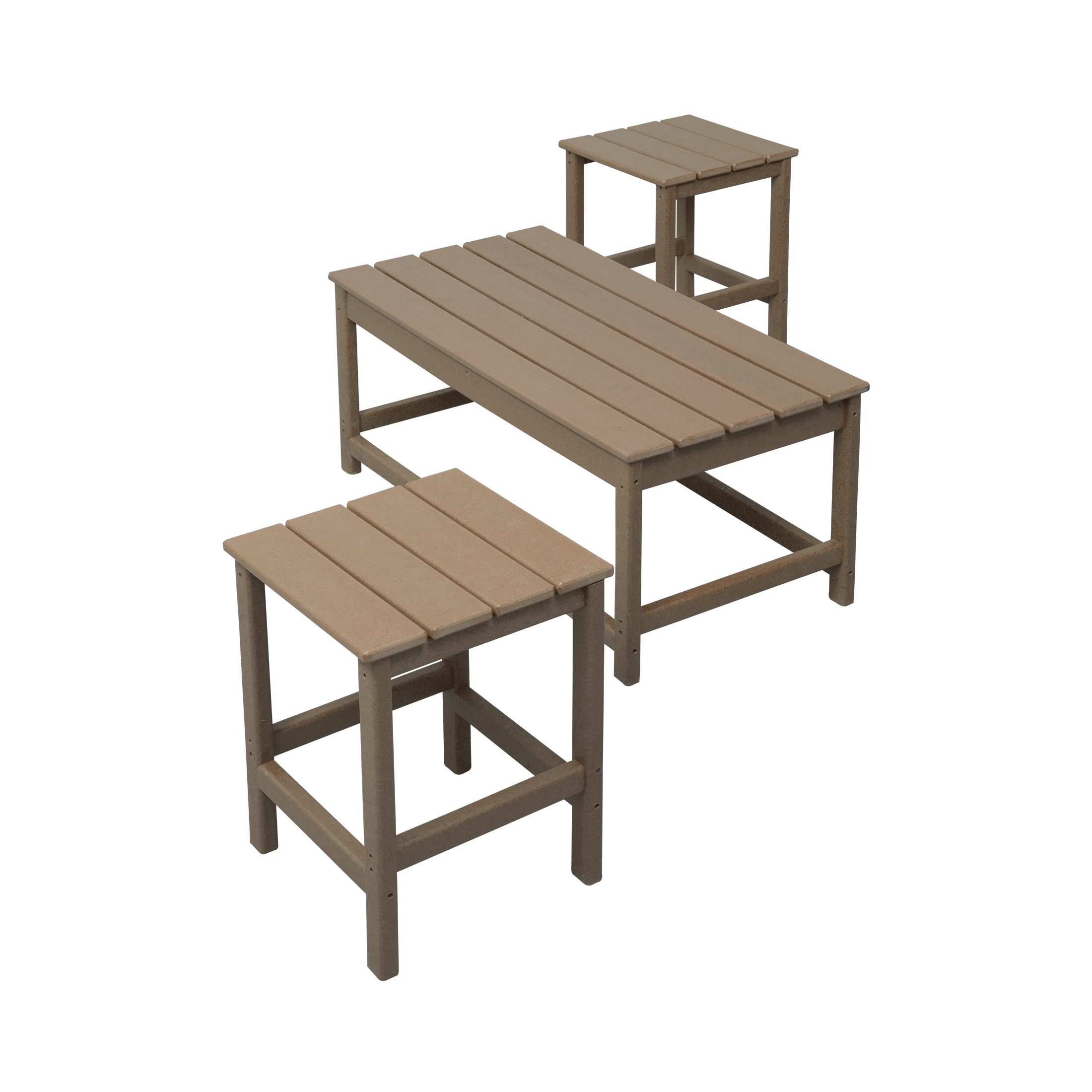 Westin Furniture 2001-CT-CS2-WW Laguna Rectangle Coffee 17.5-in W x 35.3-in L