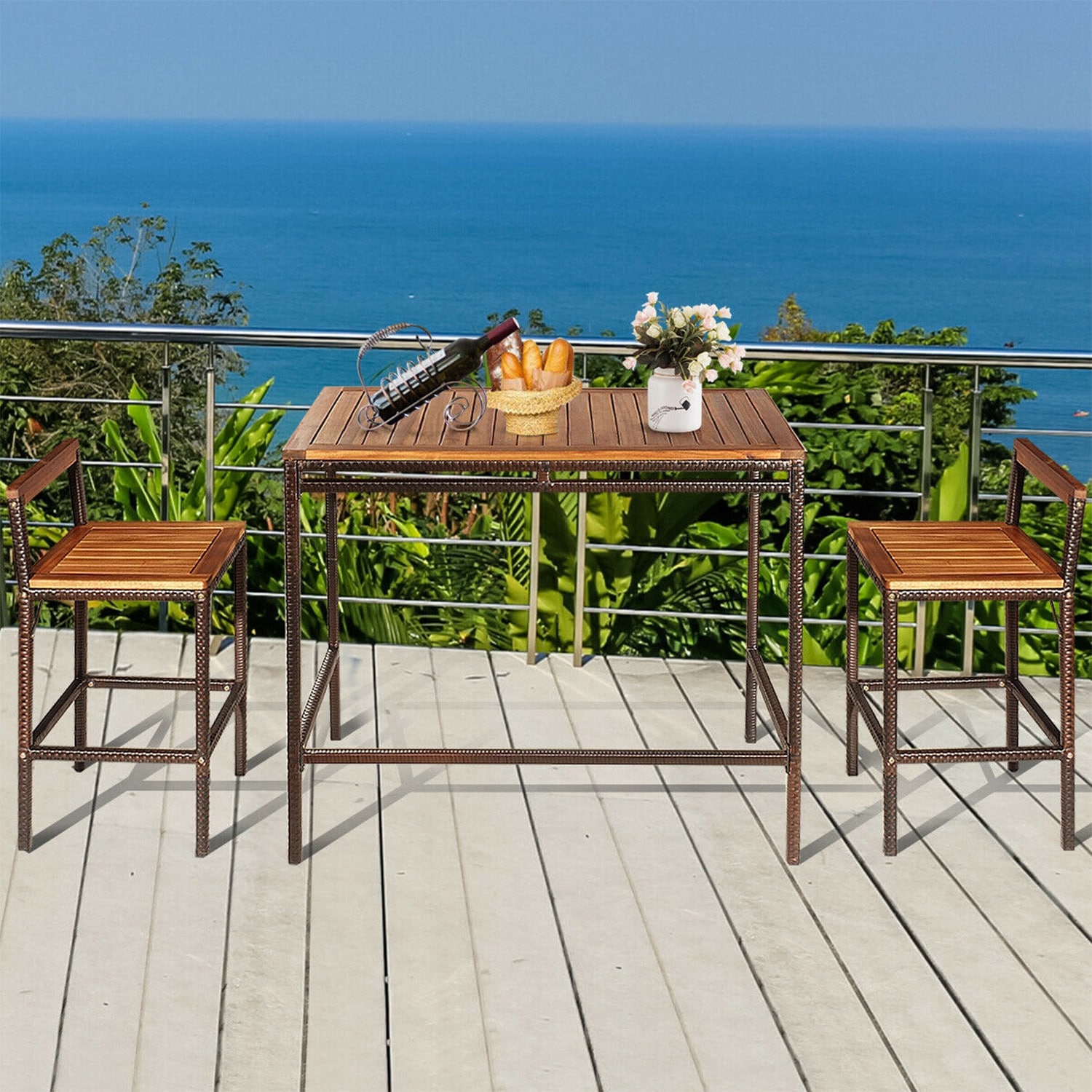 Forclover HYFE-68745RE Patio-Bars - View #3