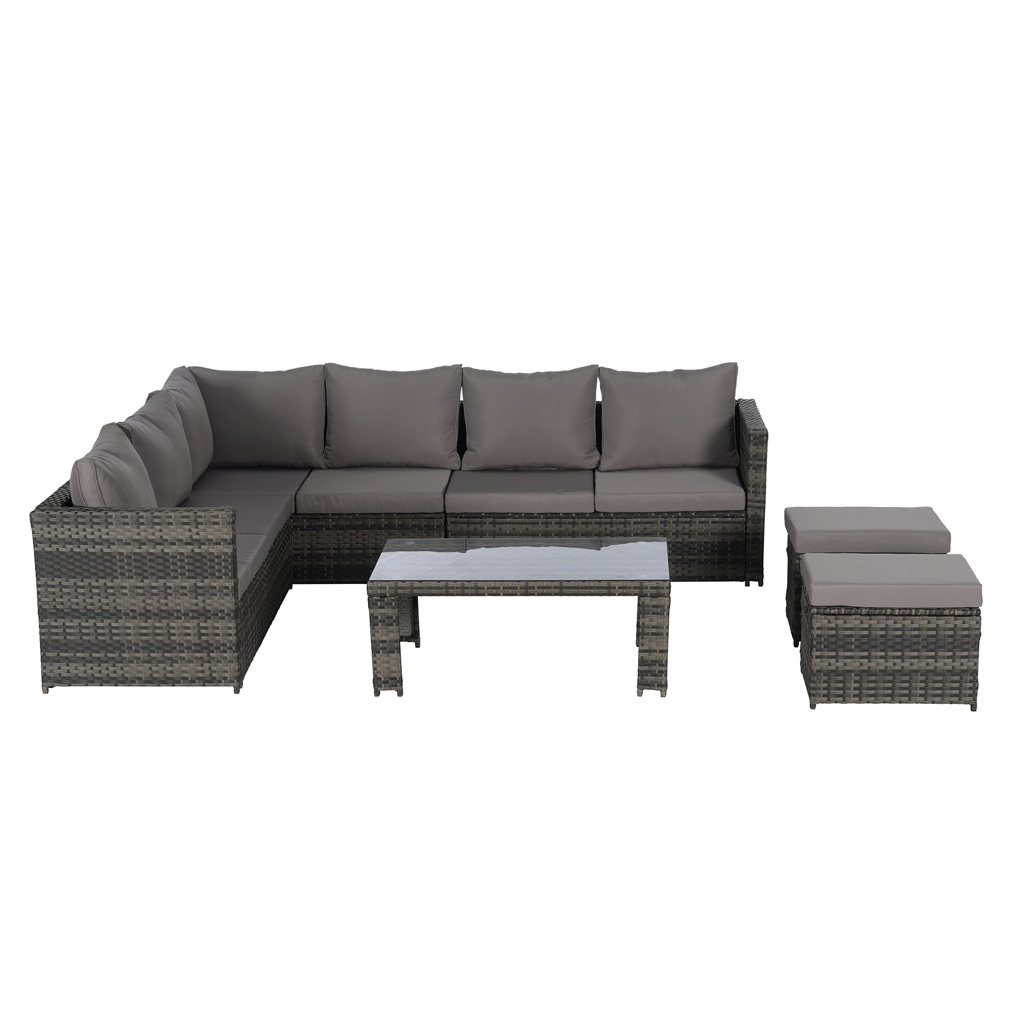 SINOFURN SYB670021GY Patio-Sofas-Daybeds - View #5