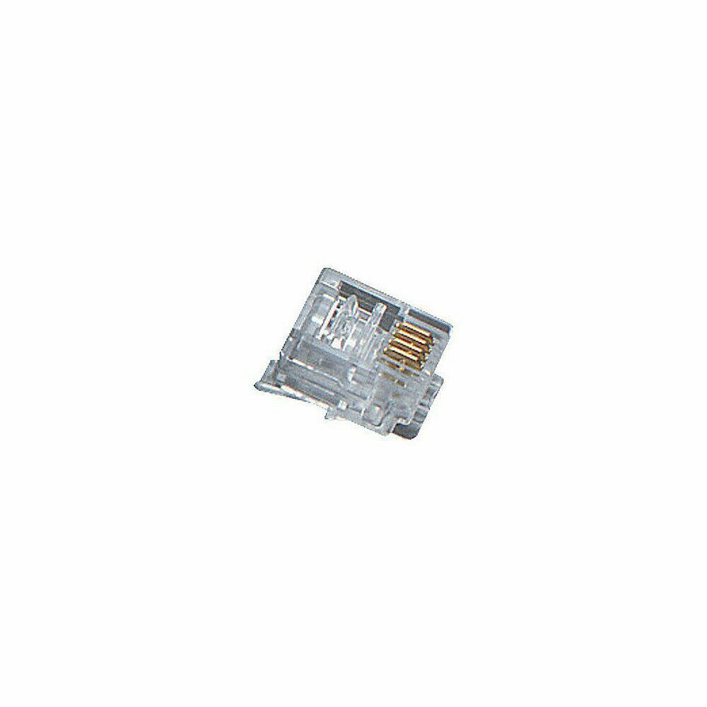 ZX9ISTR88227 RJ-11 Modular Connector- Pack of 50