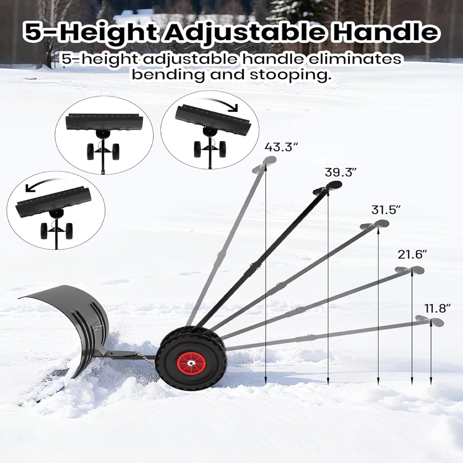 Garvee LYU01PPG-33YEM59B Snow-Shovels - View #7
