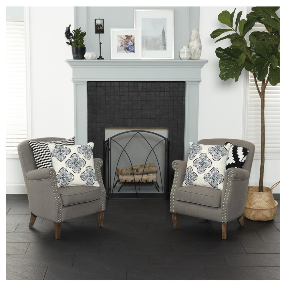 American Olean Carbon Mist Slate Porcelain Bullnose Tile (3-in x 12-in)