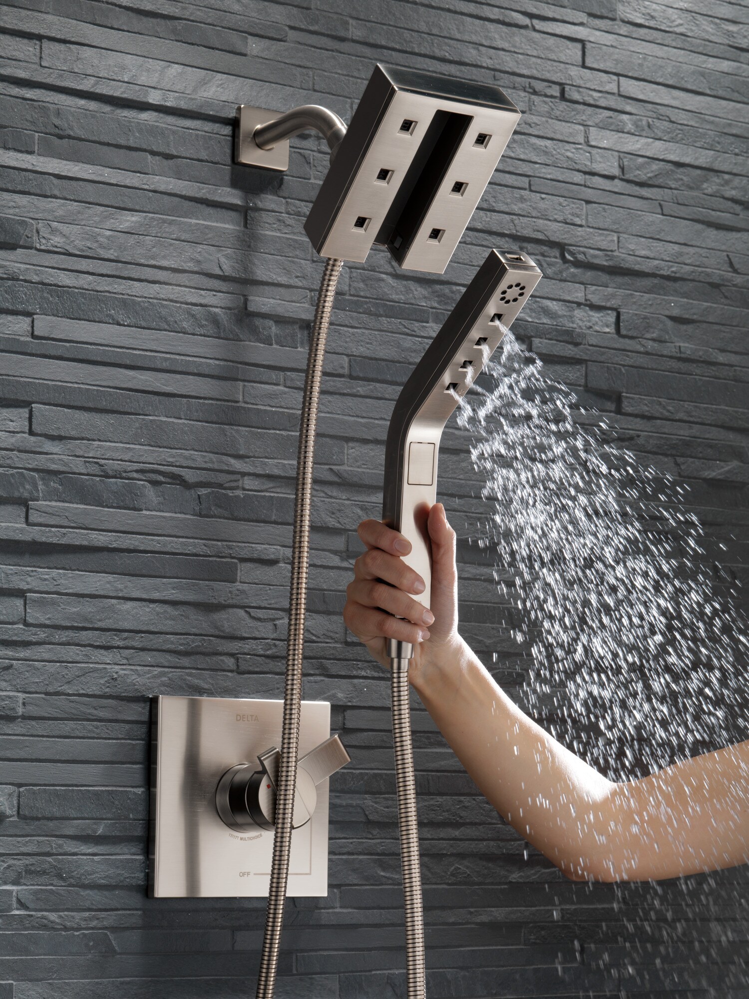 Delta T17067-SS Bath-Shower-Facc - View #5
