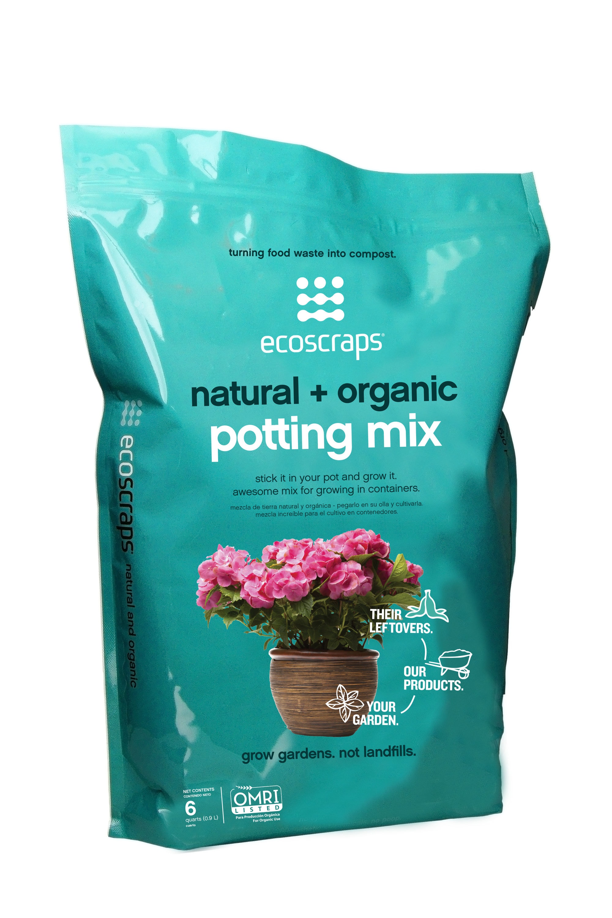 EcoScraps 6-Quart Organic Potting Soil Mix at Lowes.com